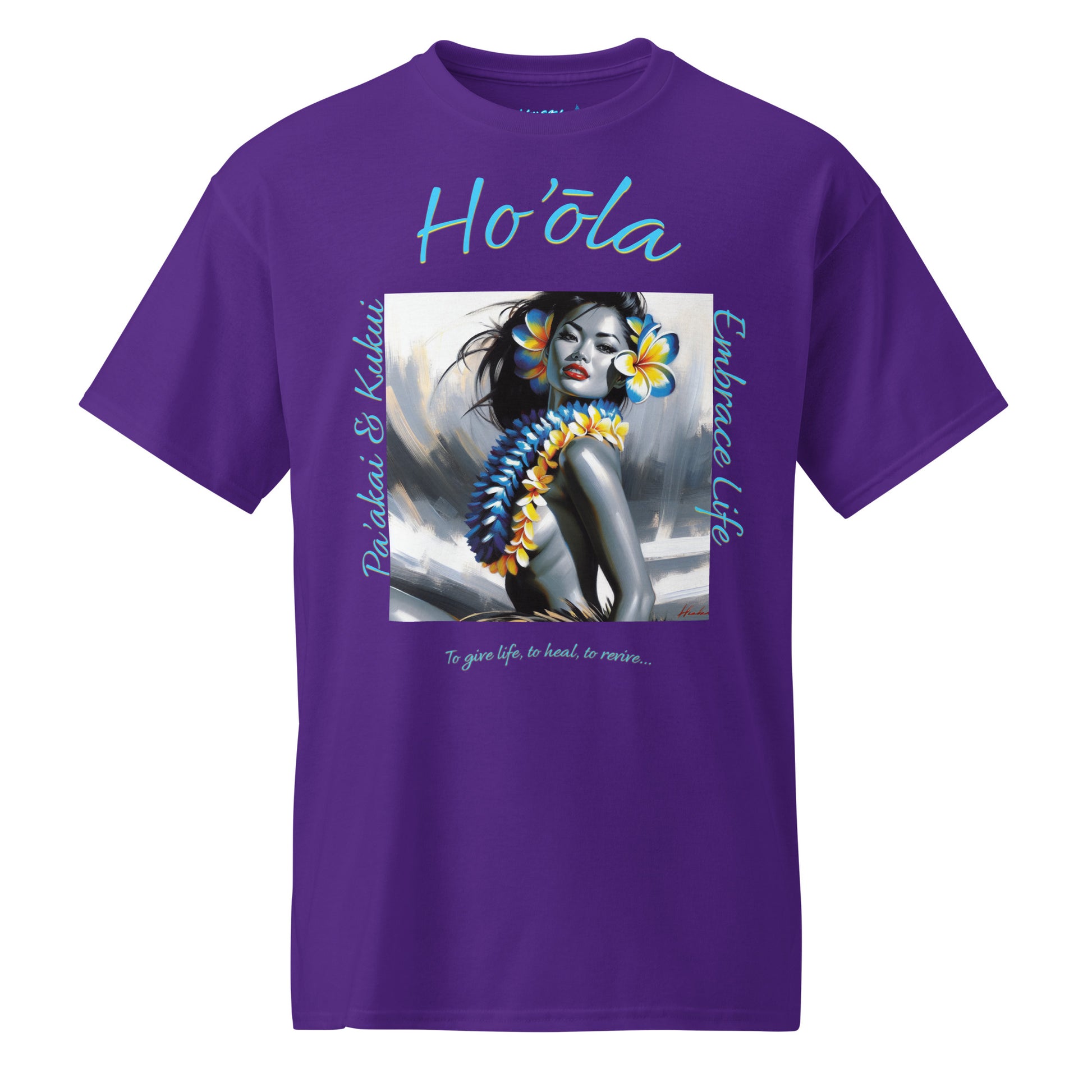 Aloha Wahine Hawai'i - DryBlend® T-Shirt T-shirt Pa'akai & Kukui