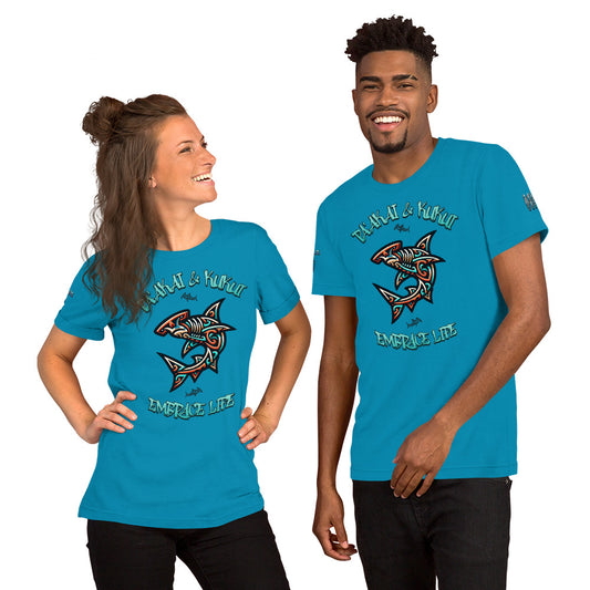 Tribal Shark Unisex t-shirt