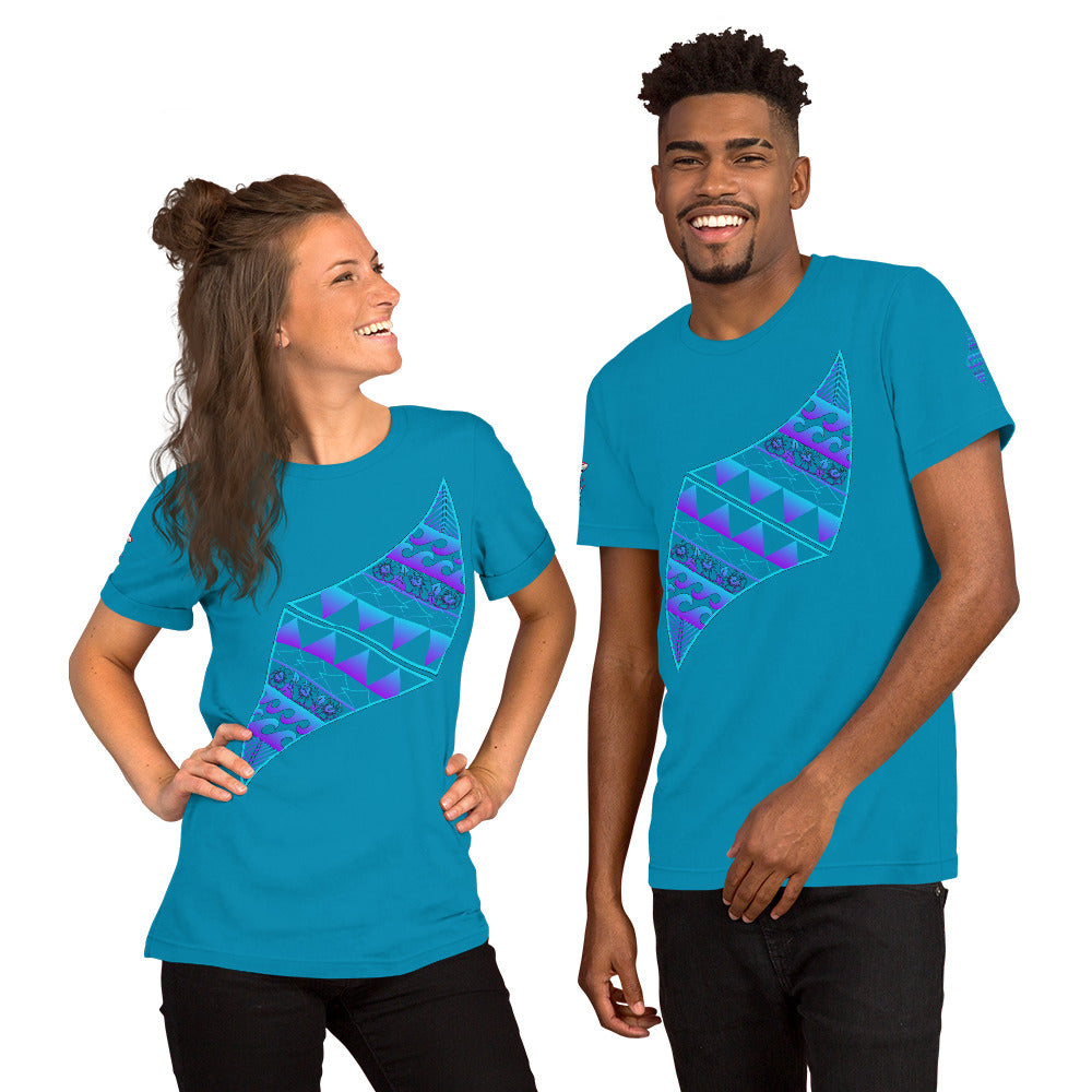Pa'akai & Kukui Logo - Blue/Purple Gradient T-shirt Pa'akai & Kukui Aqua S
