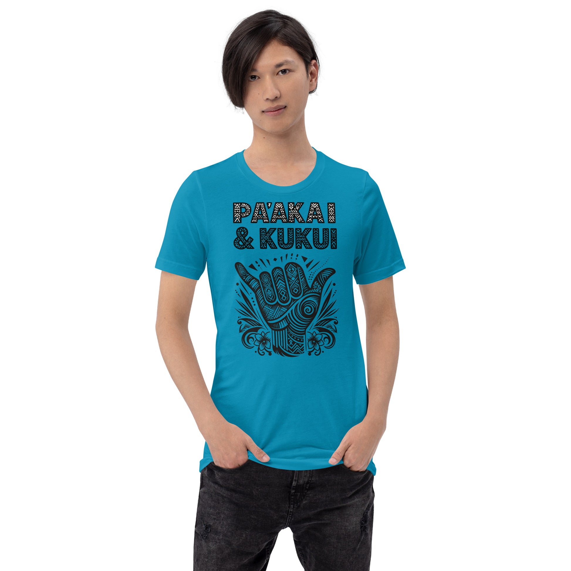Tribal Shaka T-shirt T-shirt Pa'akai & Kukui