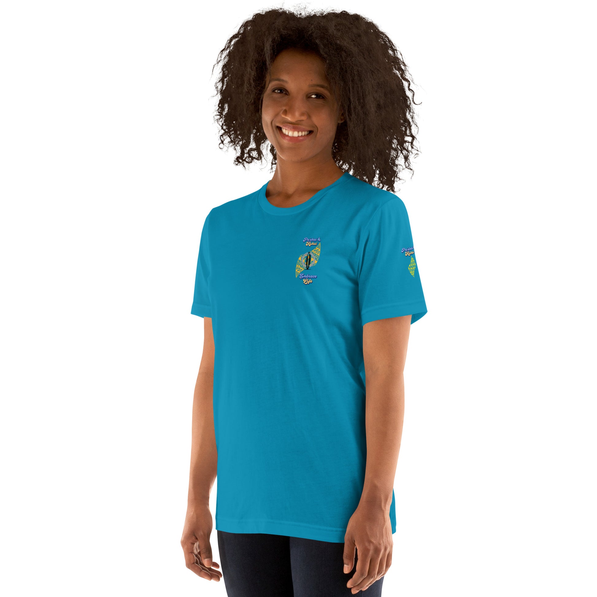 Mahalo Hawaiian Graphic T-Shirt — Aloha Streetwear Gratitude Tee T-shirt Pa'akai & Kukui