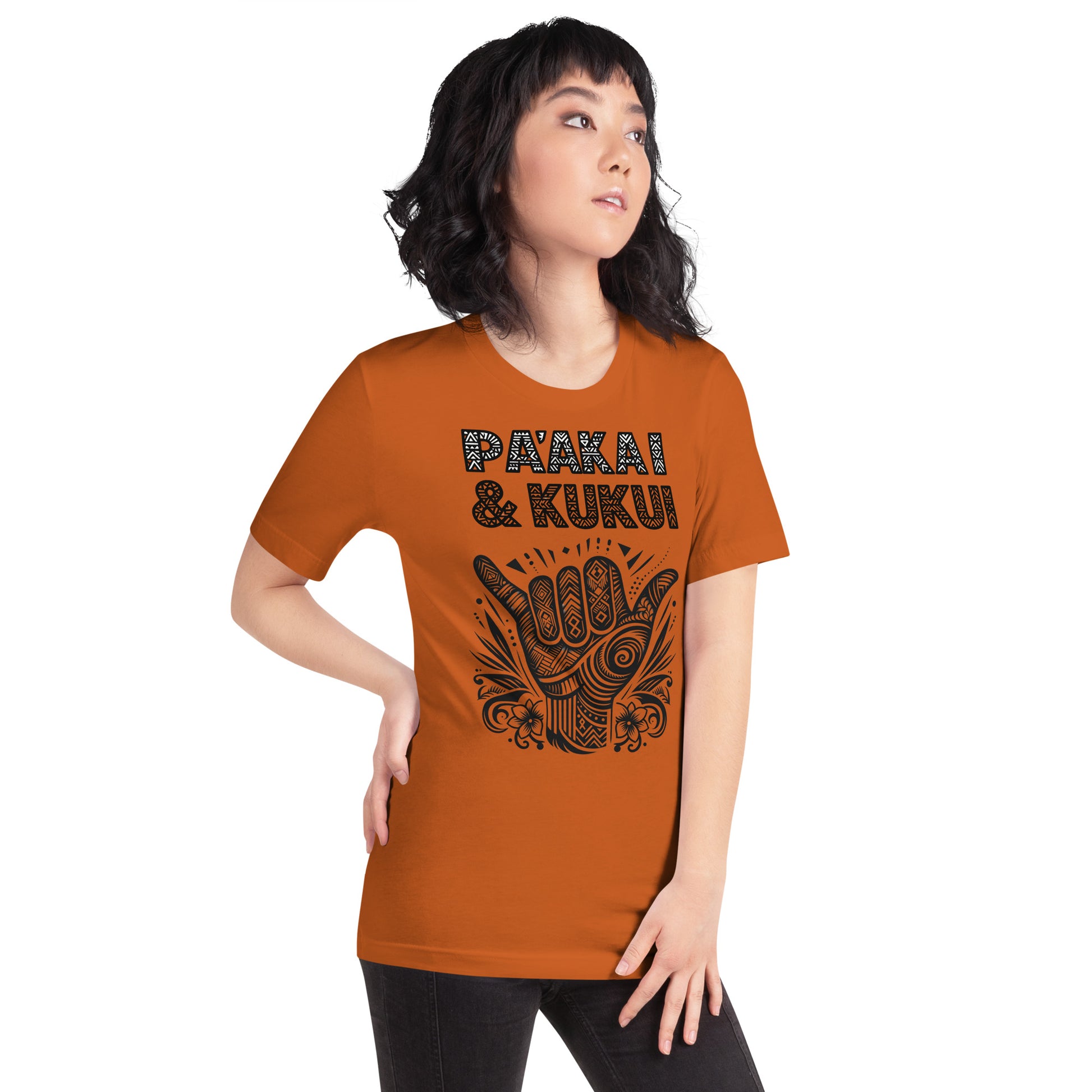Tribal Shaka T-shirt T-shirt Pa'akai & Kukui