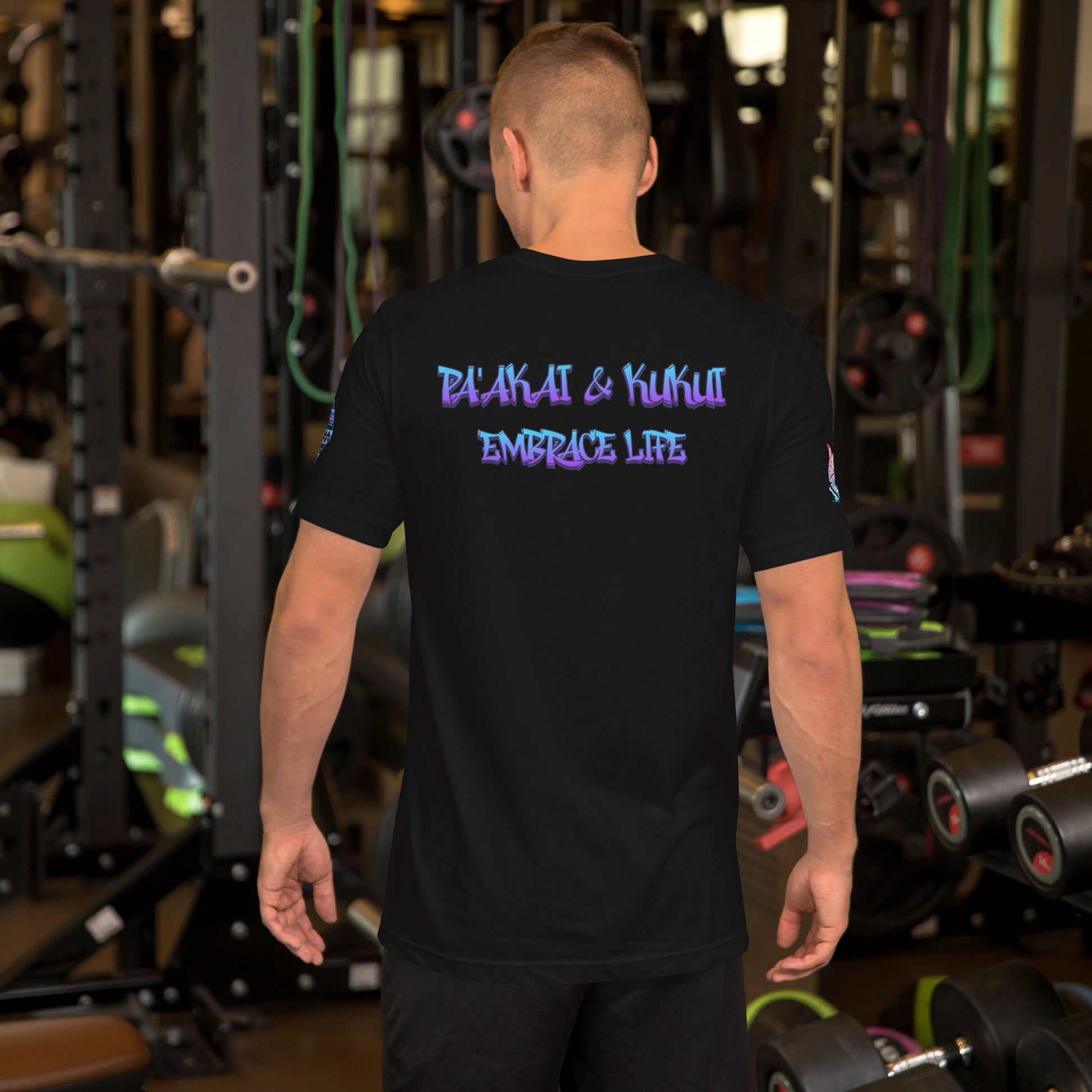 Pa'akai & Kukui Logo - Blue/Purple Gradient T-shirt Pa'akai & Kukui