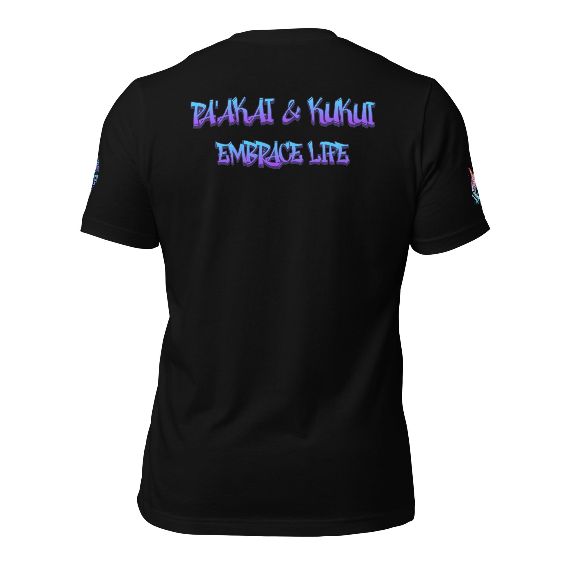 Pa'akai & Kukui Logo - Blue/Purple Gradient T-shirt Pa'akai & Kukui