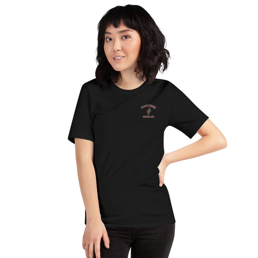 Island Time Hawaiian Graphic T-Shirt — Aloha Streetwear Unisex Tee T-shirt Pa'akai & Kukui Black S