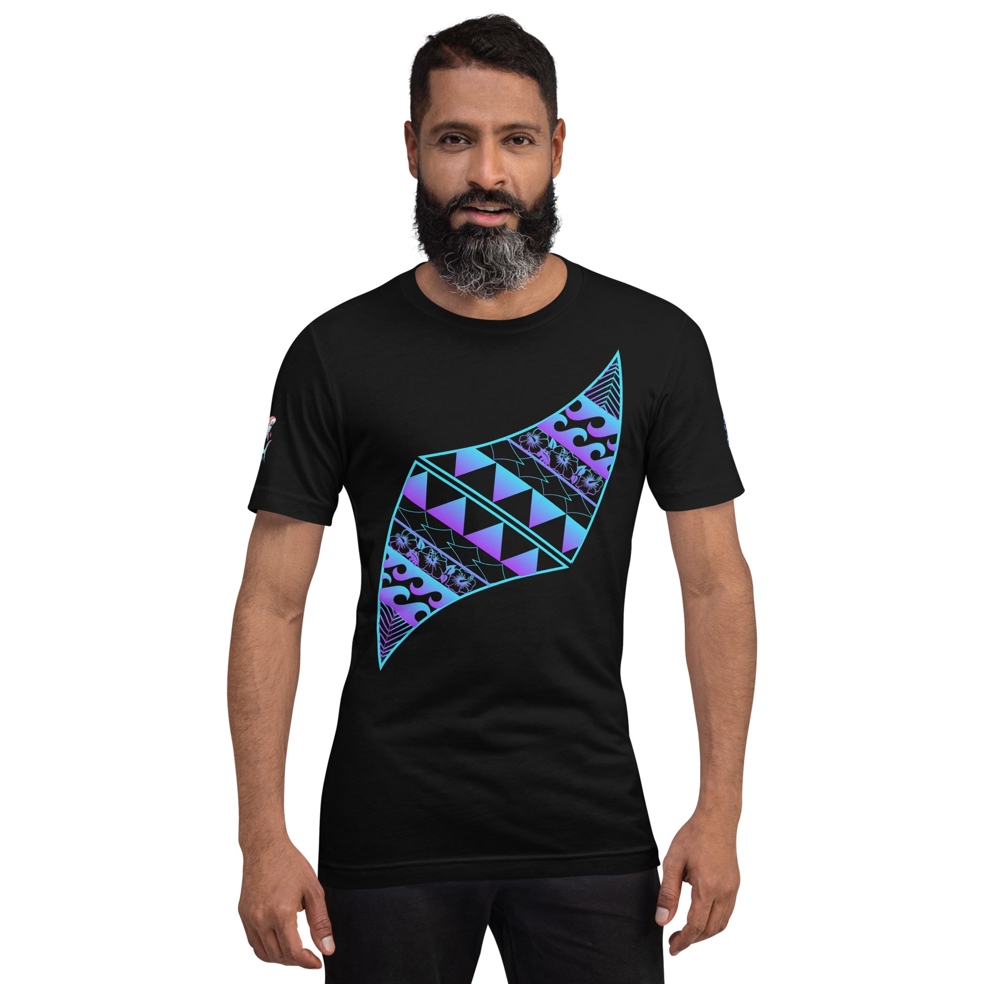 Pa'akai & Kukui Logo - Blue/Purple Gradient T-shirt Pa'akai & Kukui