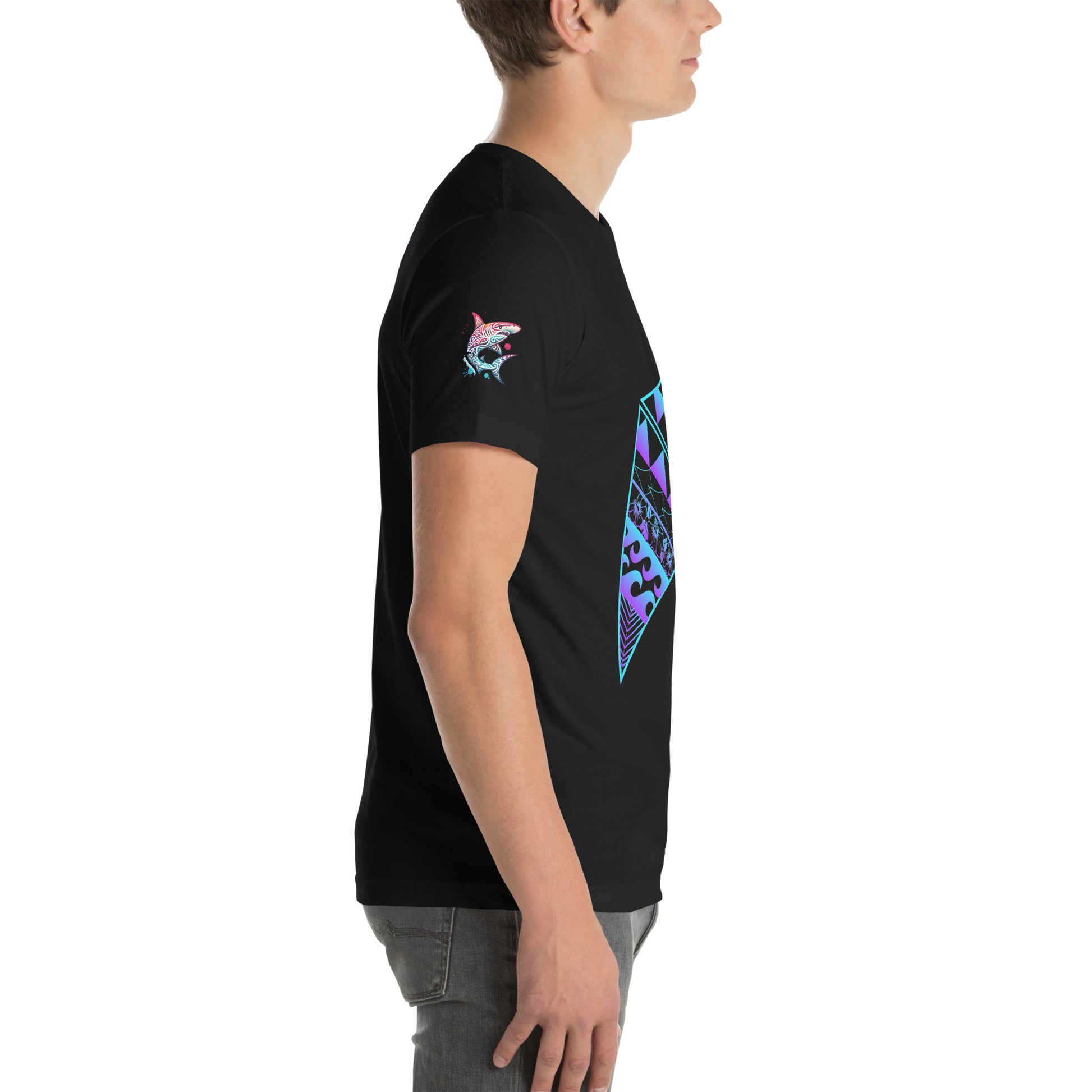 Pa'akai & Kukui Logo - Blue/Purple Gradient T-shirt Pa'akai & Kukui