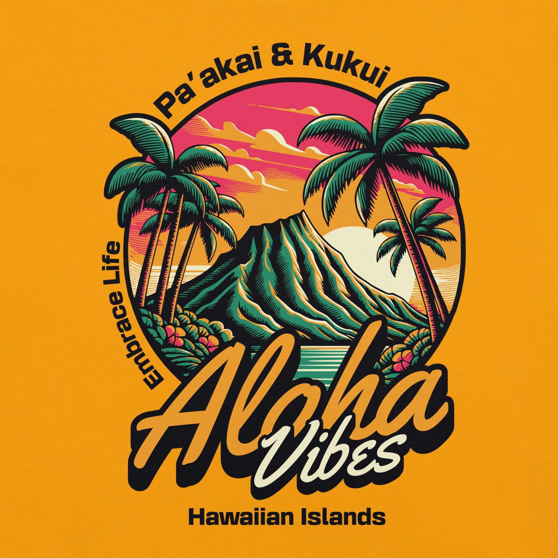 Aloha Vibes t-shirt - Womens T-shirt Pa'akai & Kukui