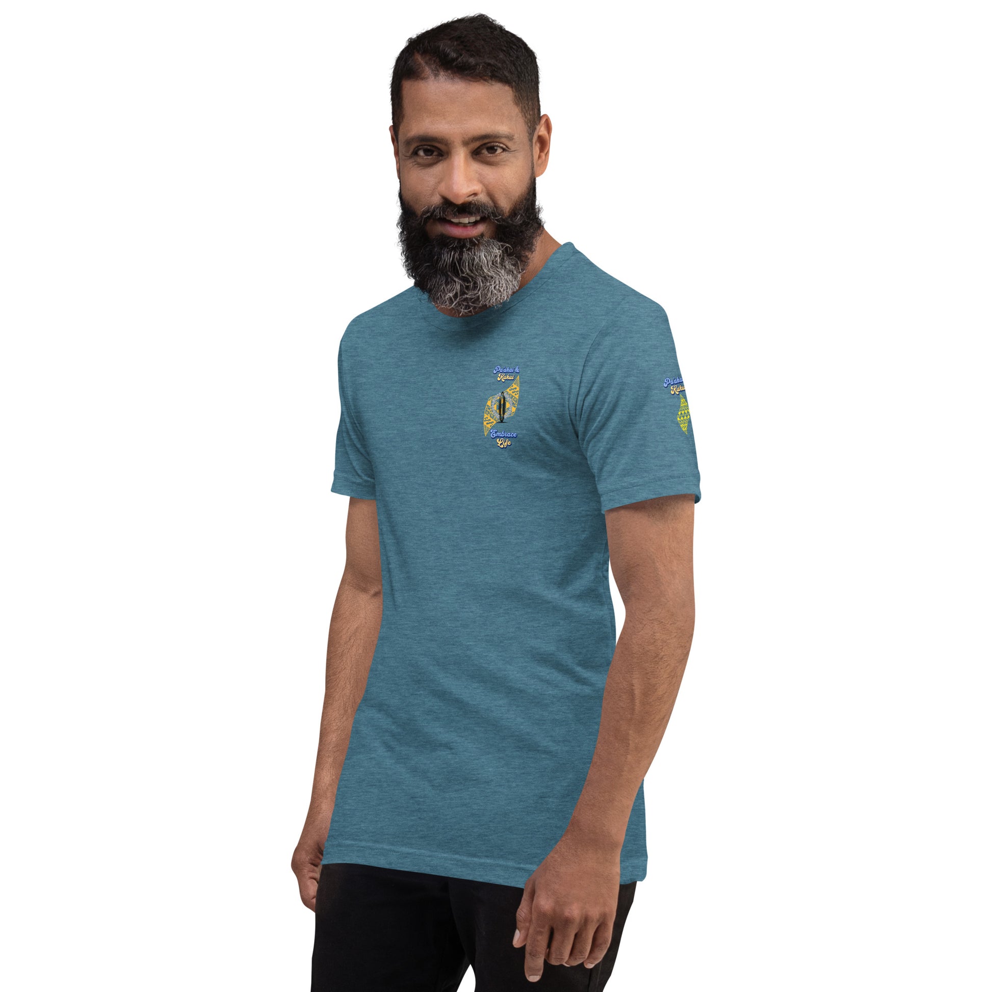 Mahalo Hawaiian Graphic T-Shirt — Aloha Streetwear Gratitude Tee T-shirt Pa'akai & Kukui