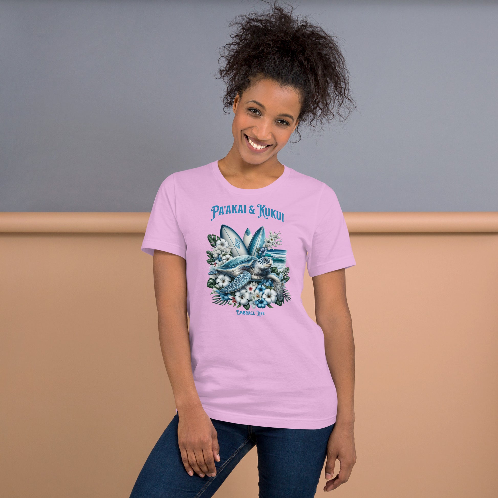 Blue Sea Turtle t-shirt T-shirt Pa'akai & Kukui