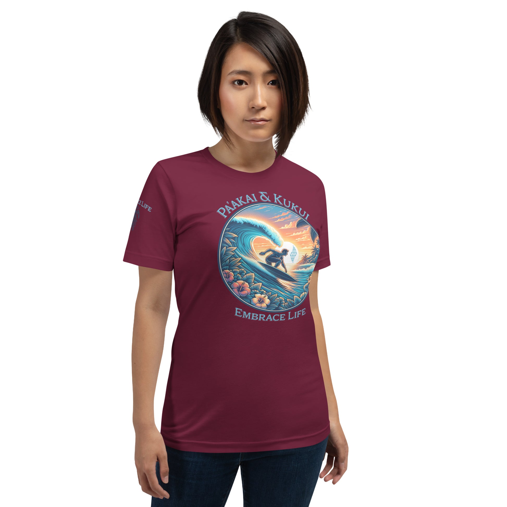 Honua nalu II t-shirt T-shirt Pa'akai & Kukui