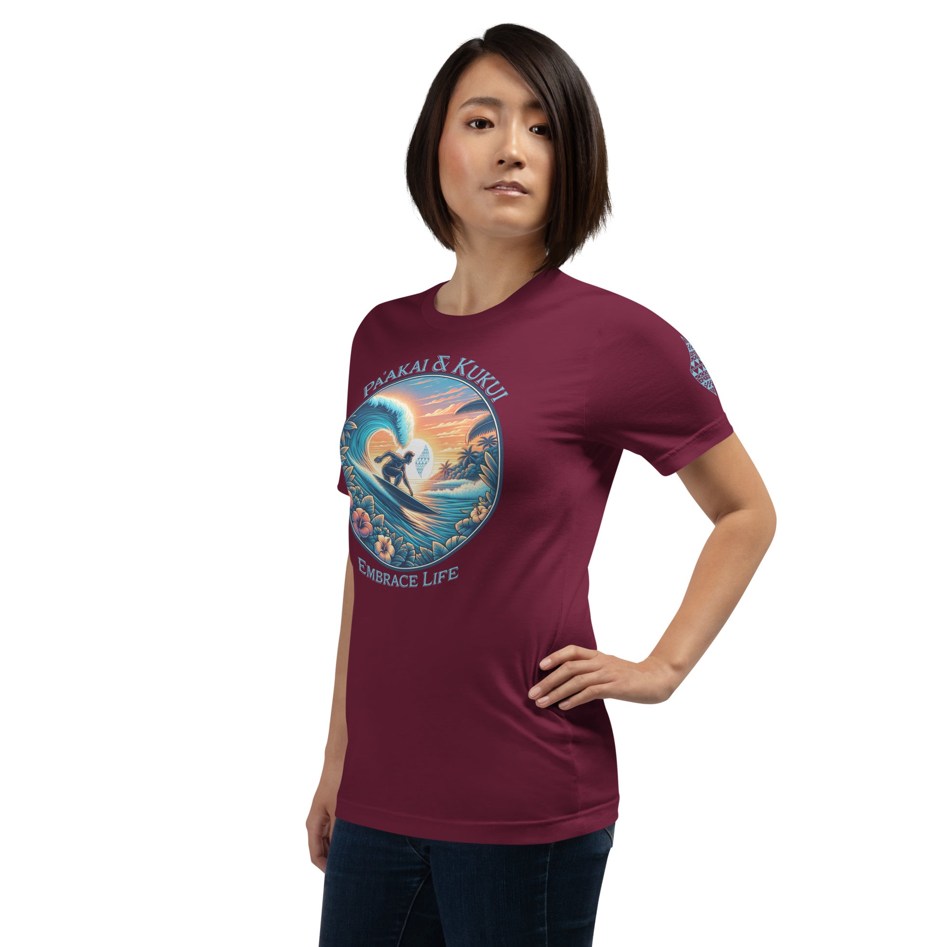 Honua nalu II t-shirt T-shirt Pa'akai & Kukui