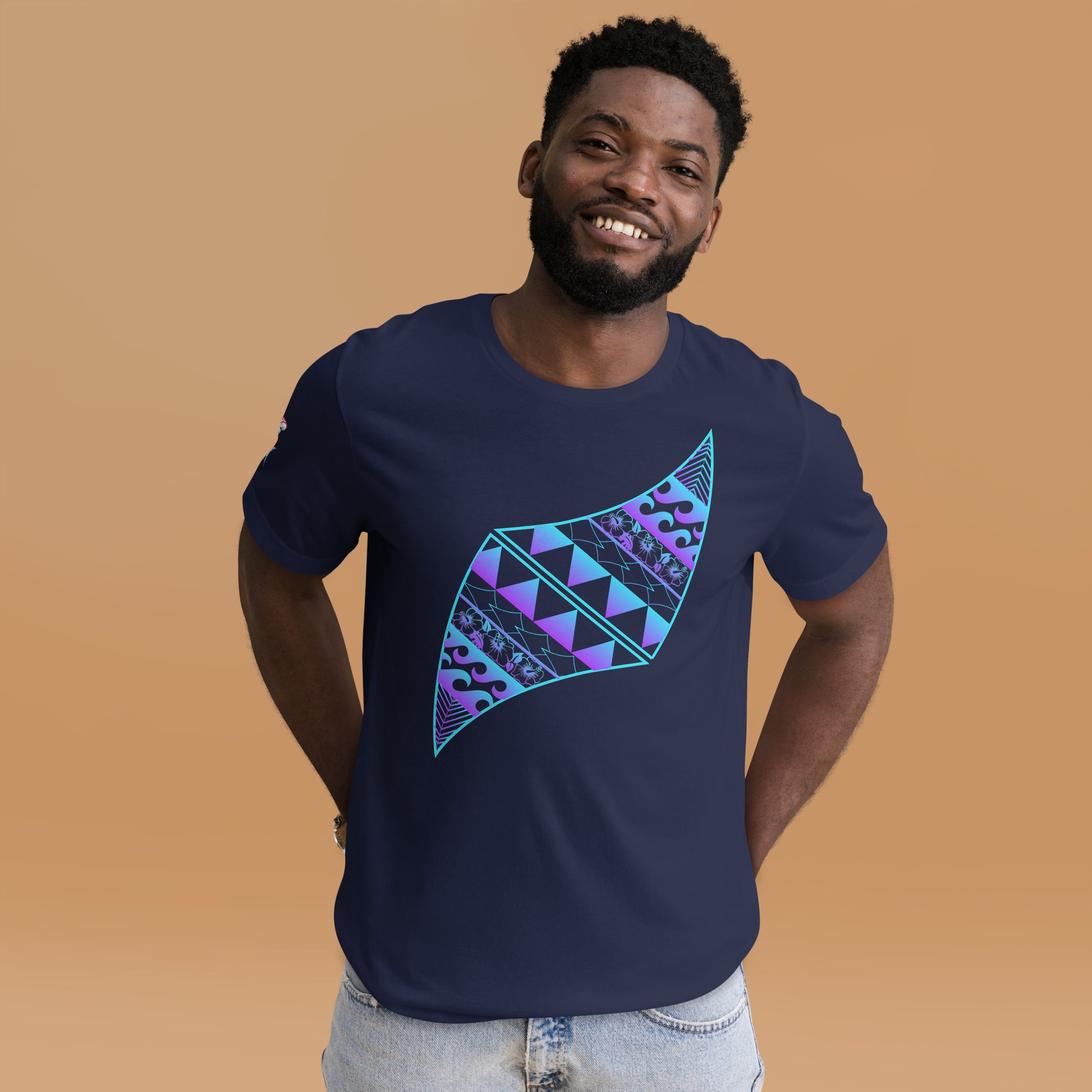 Pa'akai & Kukui Logo - Blue/Purple Gradient T-shirt Pa'akai & Kukui