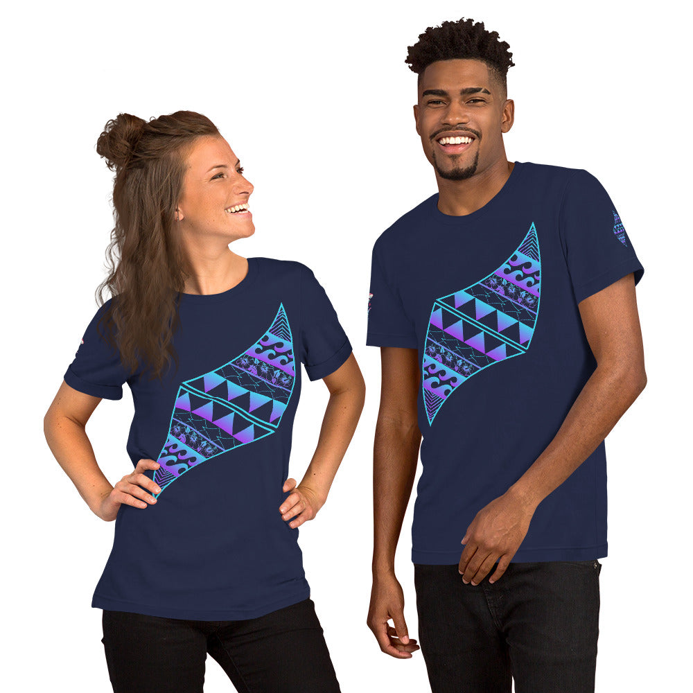 Pa'akai & Kukui Logo - Blue/Purple Gradient T-shirt Pa'akai & Kukui Navy S