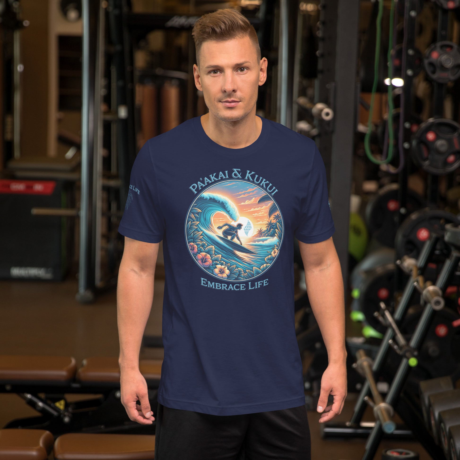 Honua nalu II t-shirt T-shirt Pa'akai & Kukui