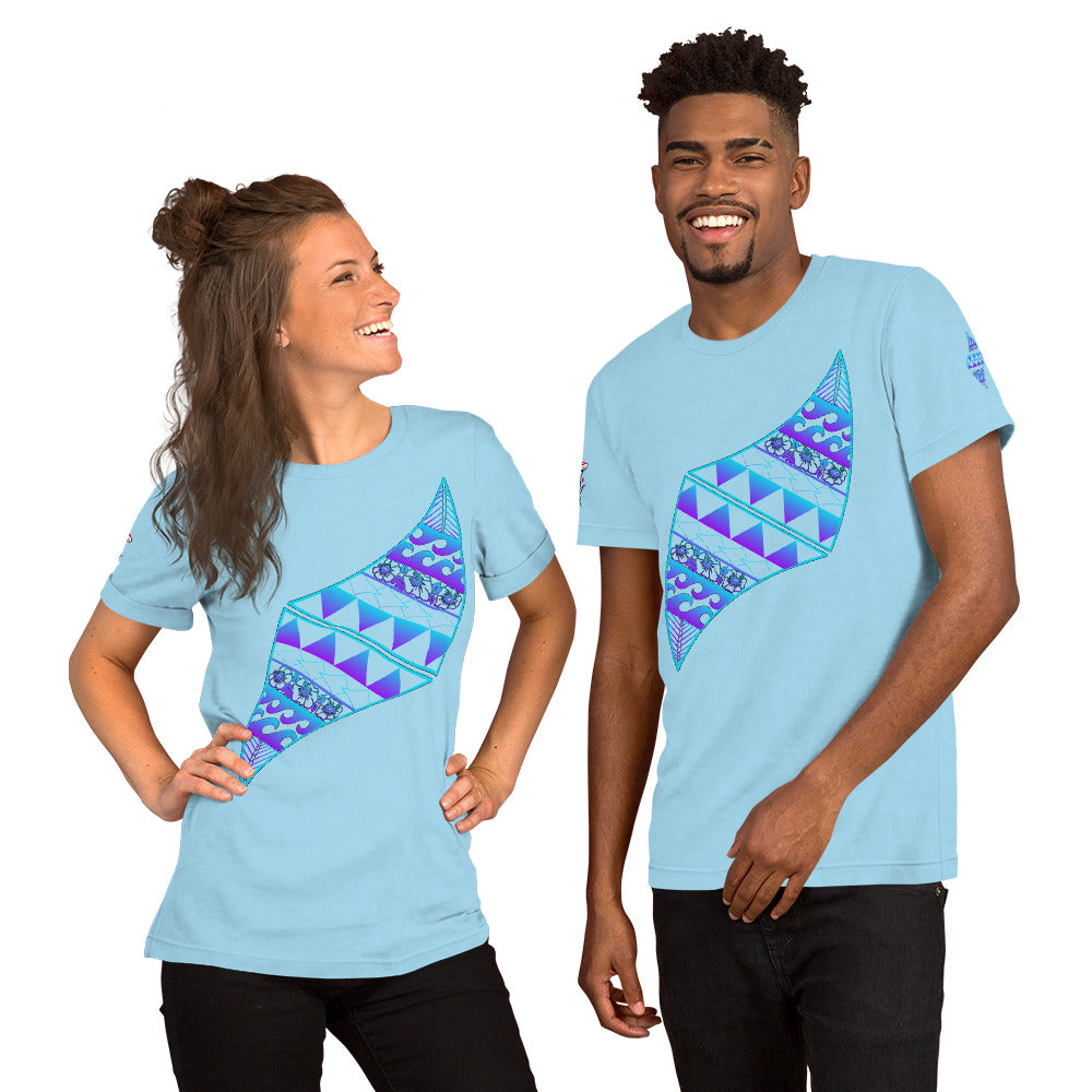 Pa'akai & Kukui Logo - Blue/Purple Gradient T-shirt Pa'akai & Kukui Ocean Blue S