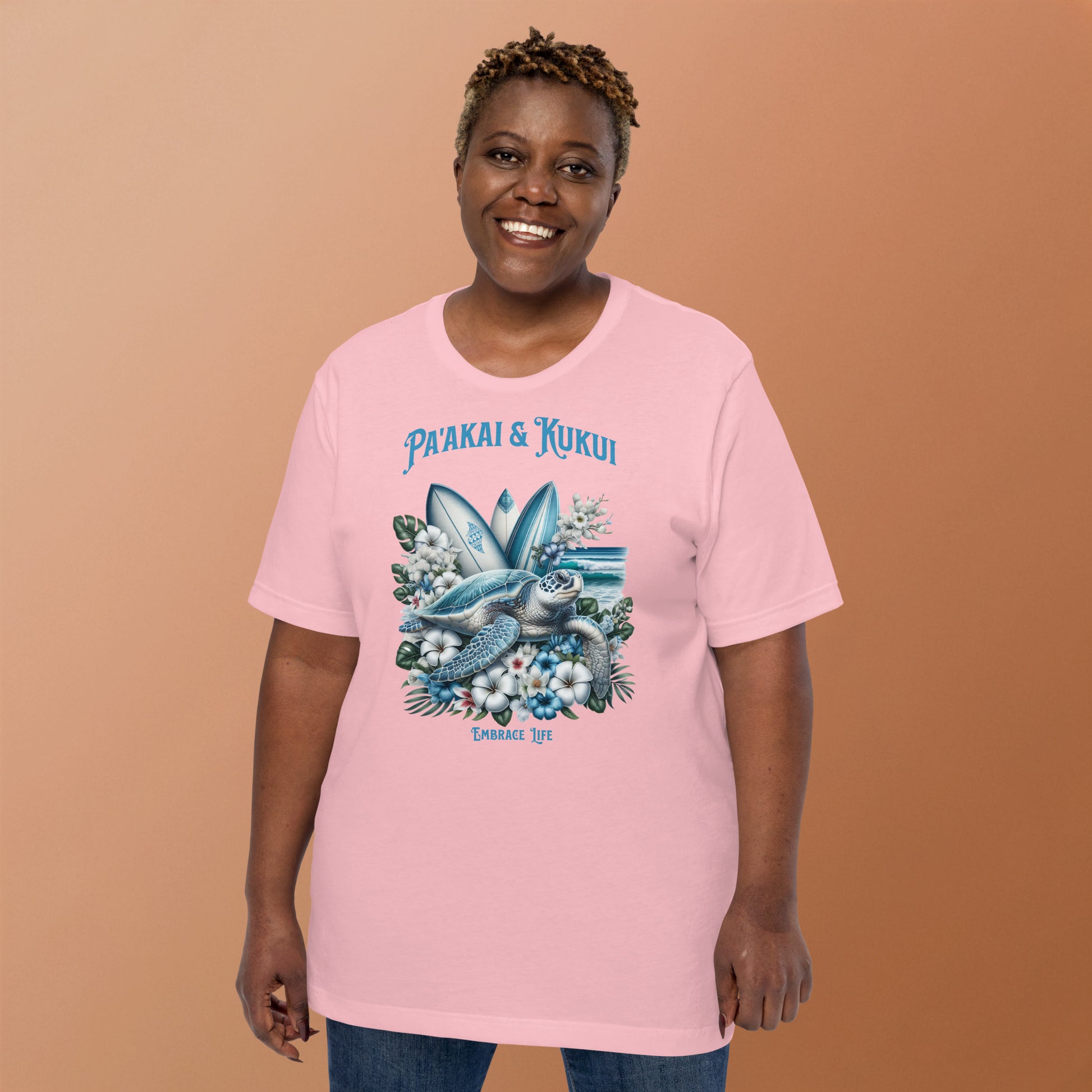 Blue Sea Turtle t-shirt T-shirt Pa'akai & Kukui