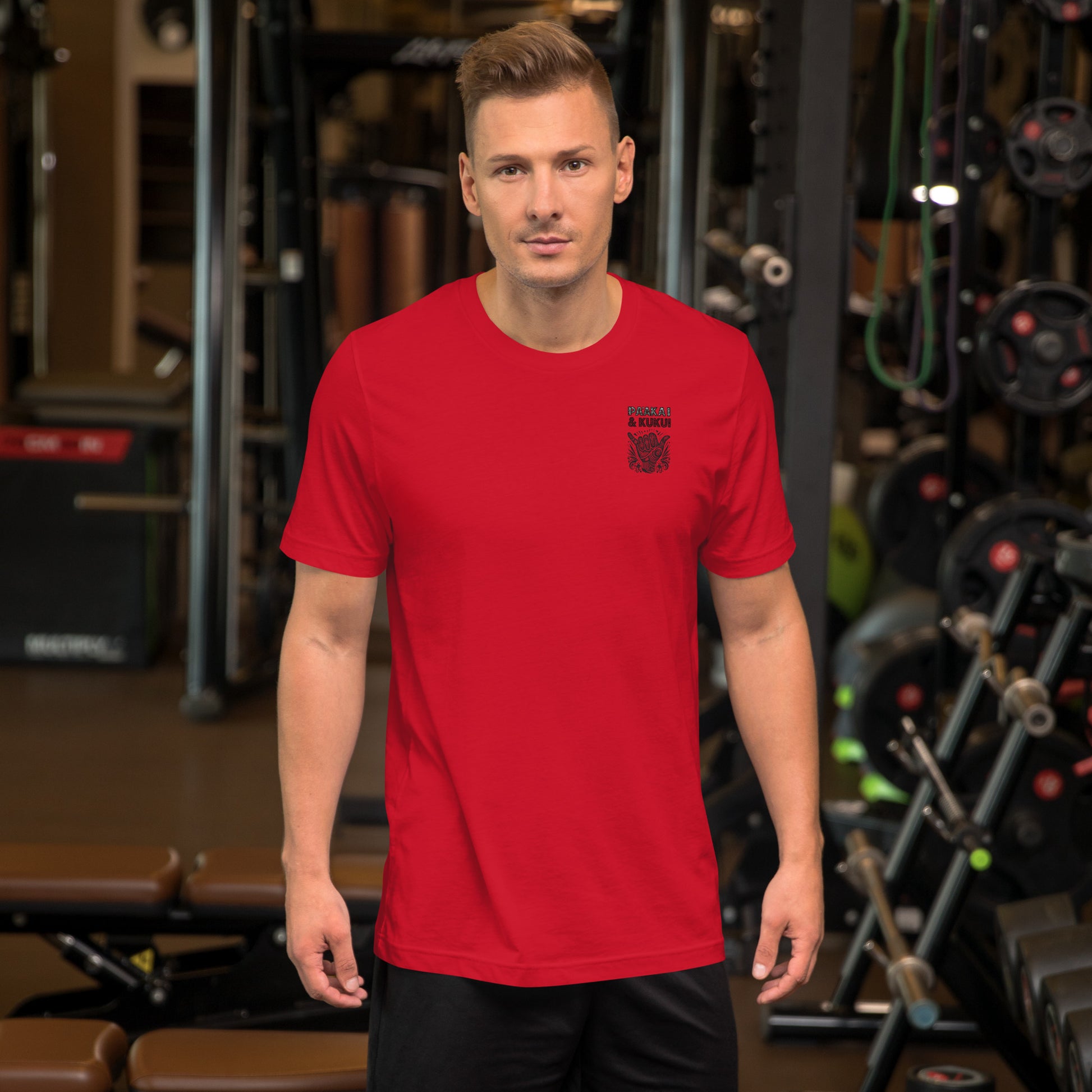 Embrace Life Shaka T-shirt T-shirt Pa'akai & Kukui Red S