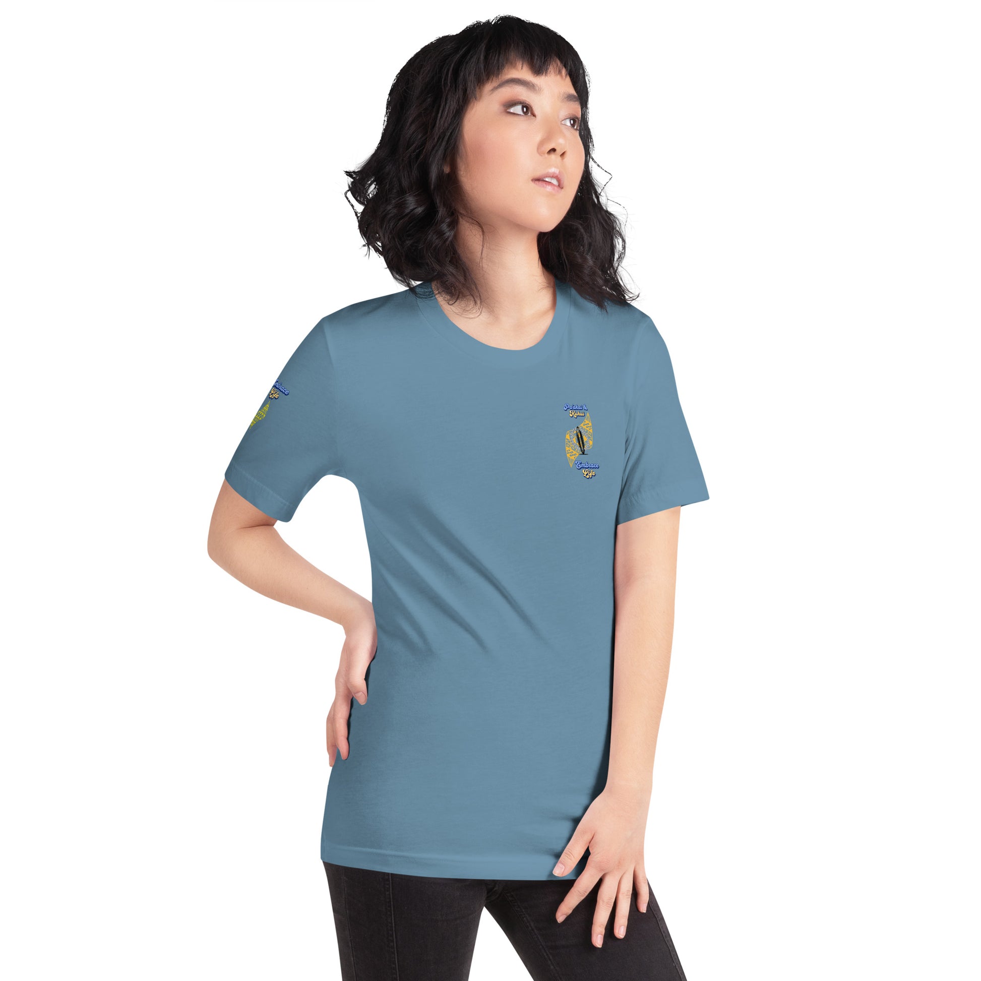 Mahalo Hawaiian Graphic T-Shirt — Aloha Streetwear Gratitude Tee T-shirt Pa'akai & Kukui