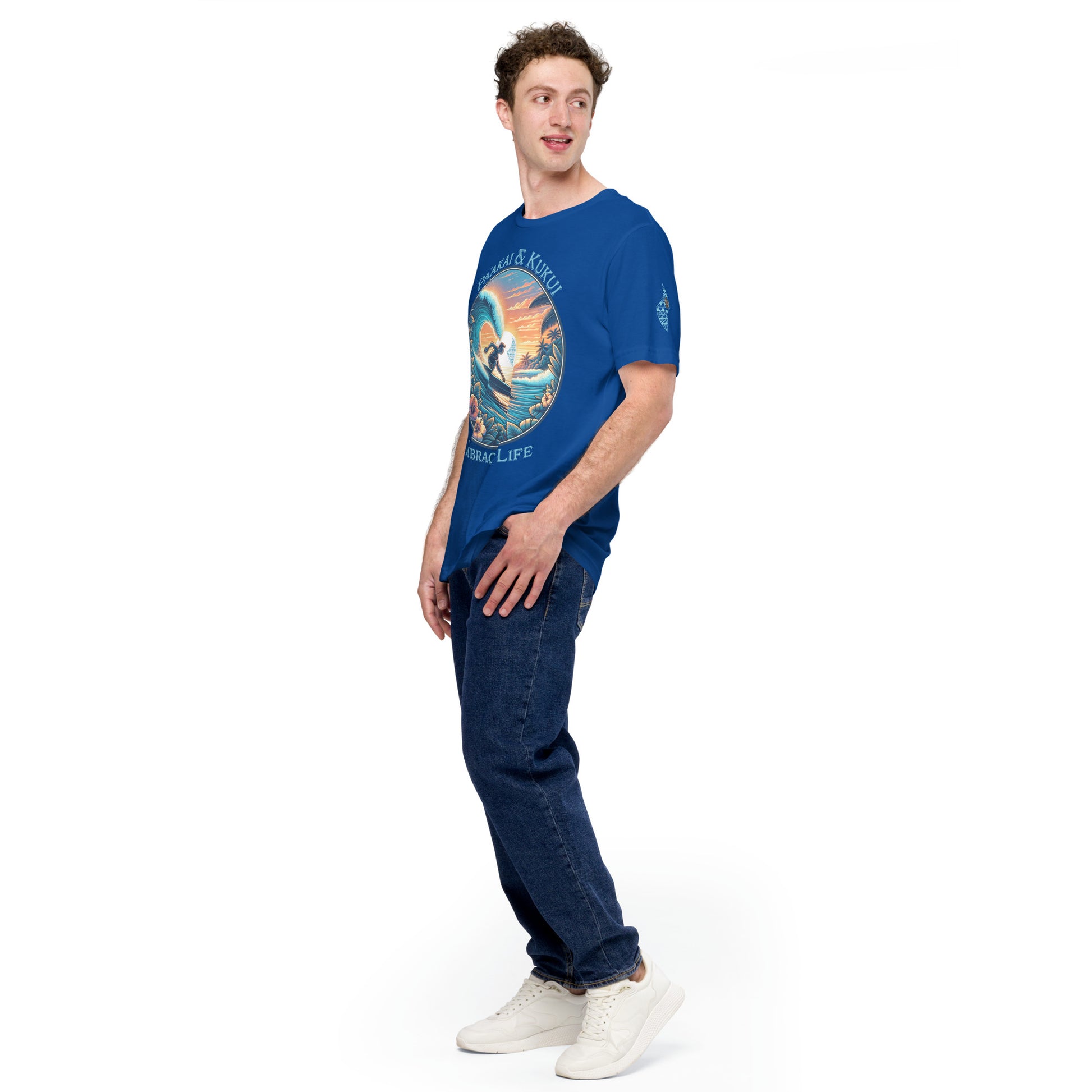 Honua nalu II t-shirt T-shirt Pa'akai & Kukui