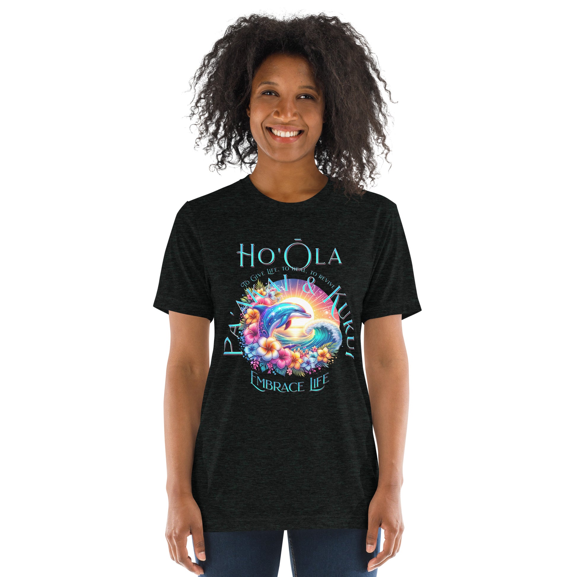 Ho'ōla (To Give Life, To Heal, To Revive) t-shirt T-shirt Pa'akai & Kukui