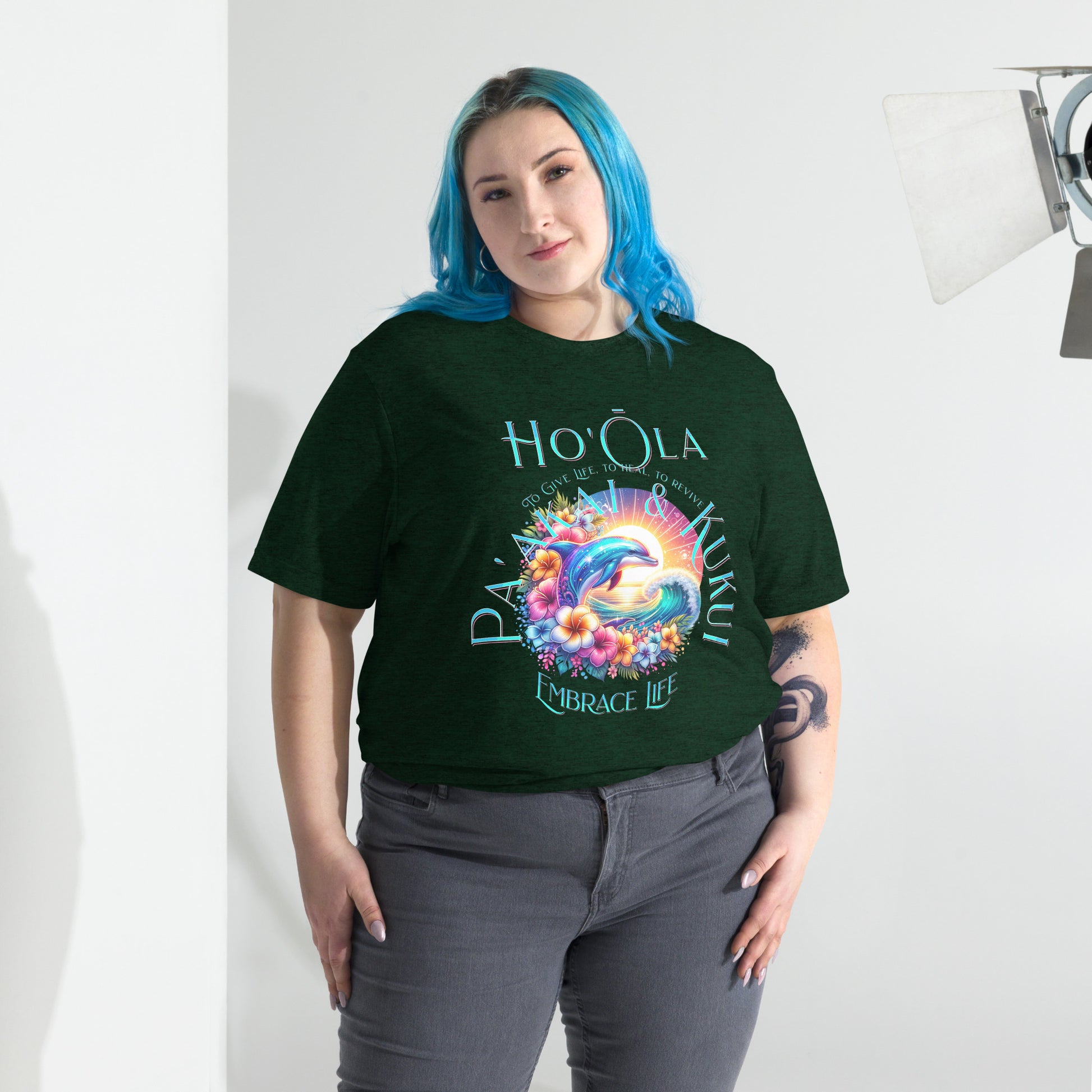 Ho'ōla (To Give Life, To Heal, To Revive) t-shirt T-shirt Pa'akai & Kukui