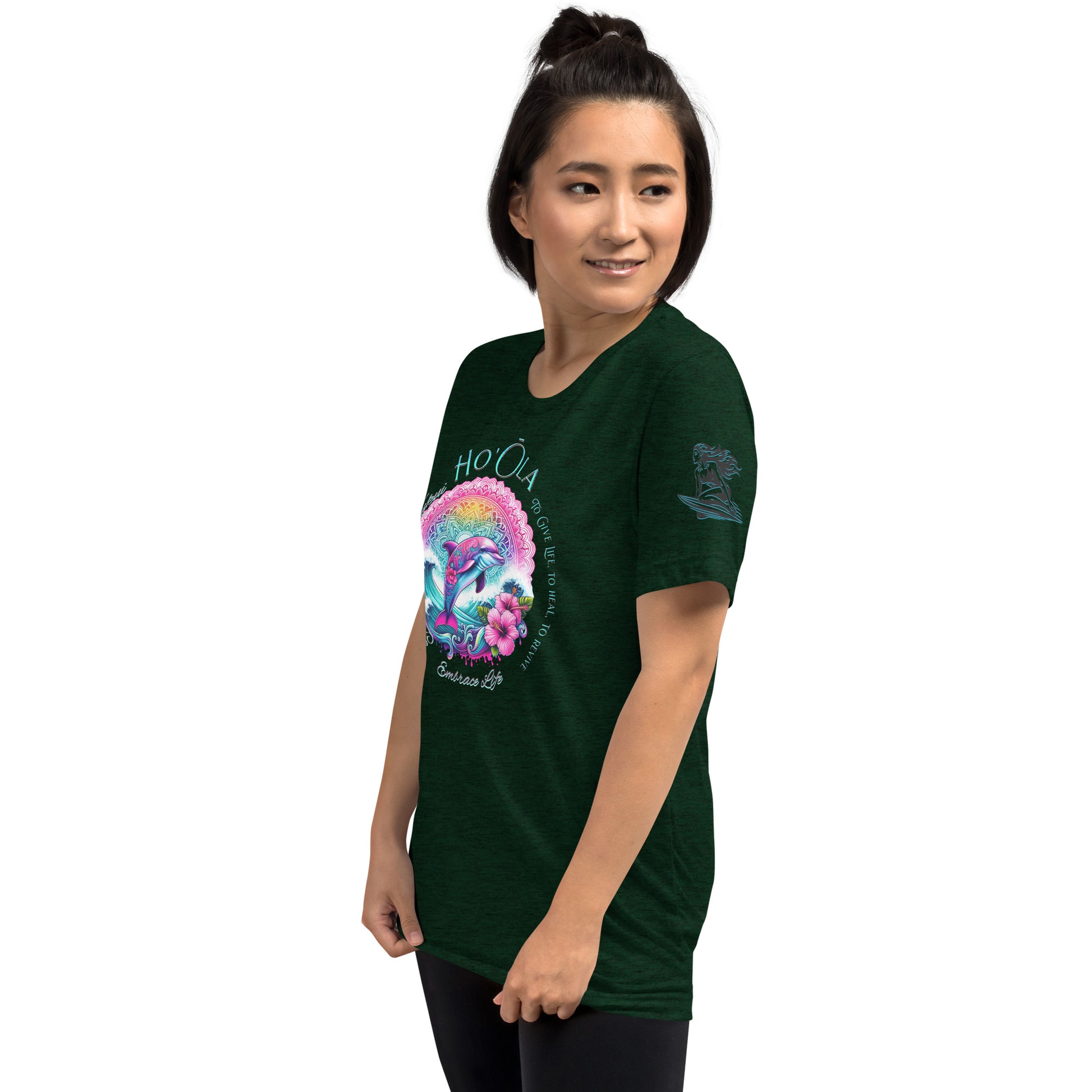 Ho'ōla (To Give Life, To Heal, To Revive) Short sleeve t-shirt T-shirt Pa'akai & Kukui