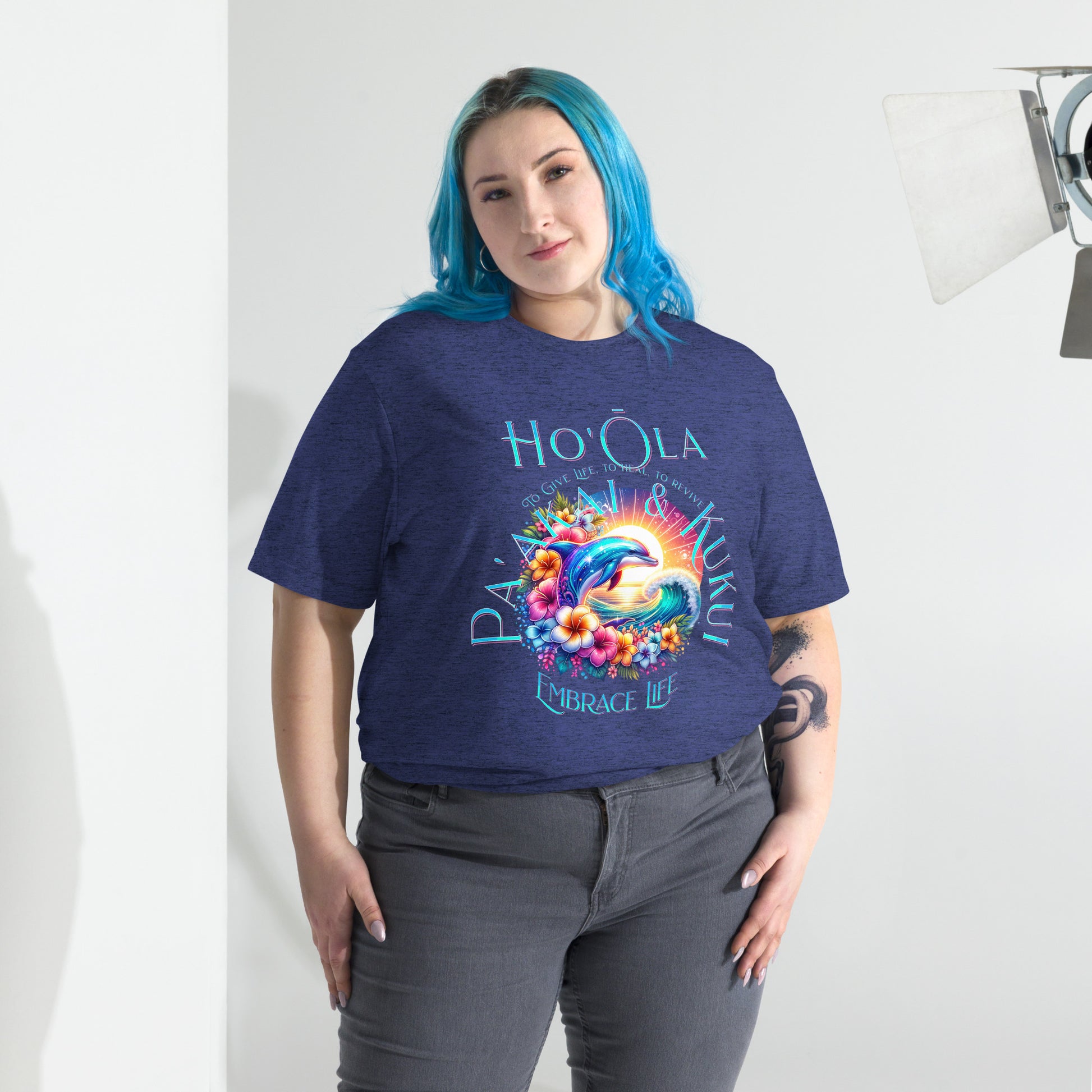 Ho'ōla (To Give Life, To Heal, To Revive) t-shirt T-shirt Pa'akai & Kukui
