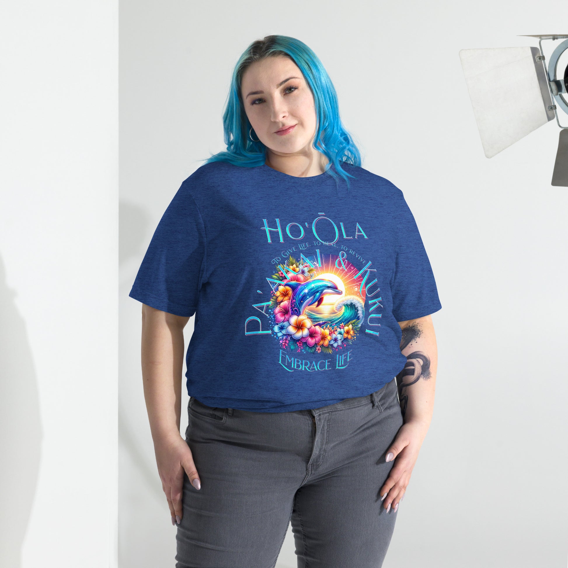 Ho'ōla (To Give Life, To Heal, To Revive) t-shirt T-shirt Pa'akai & Kukui