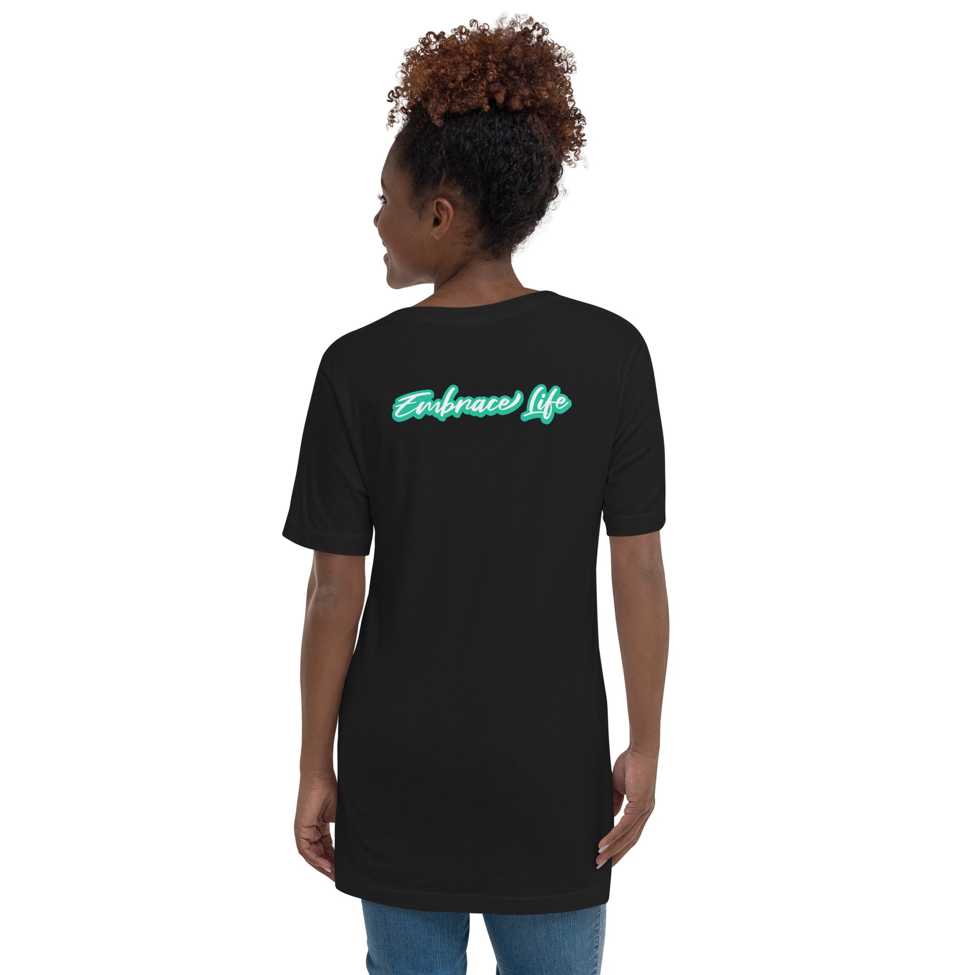 Embrace Life - Short Sleeve V-Neck T-Shirt V-Neck T-shirt Pa'akai & Kukui