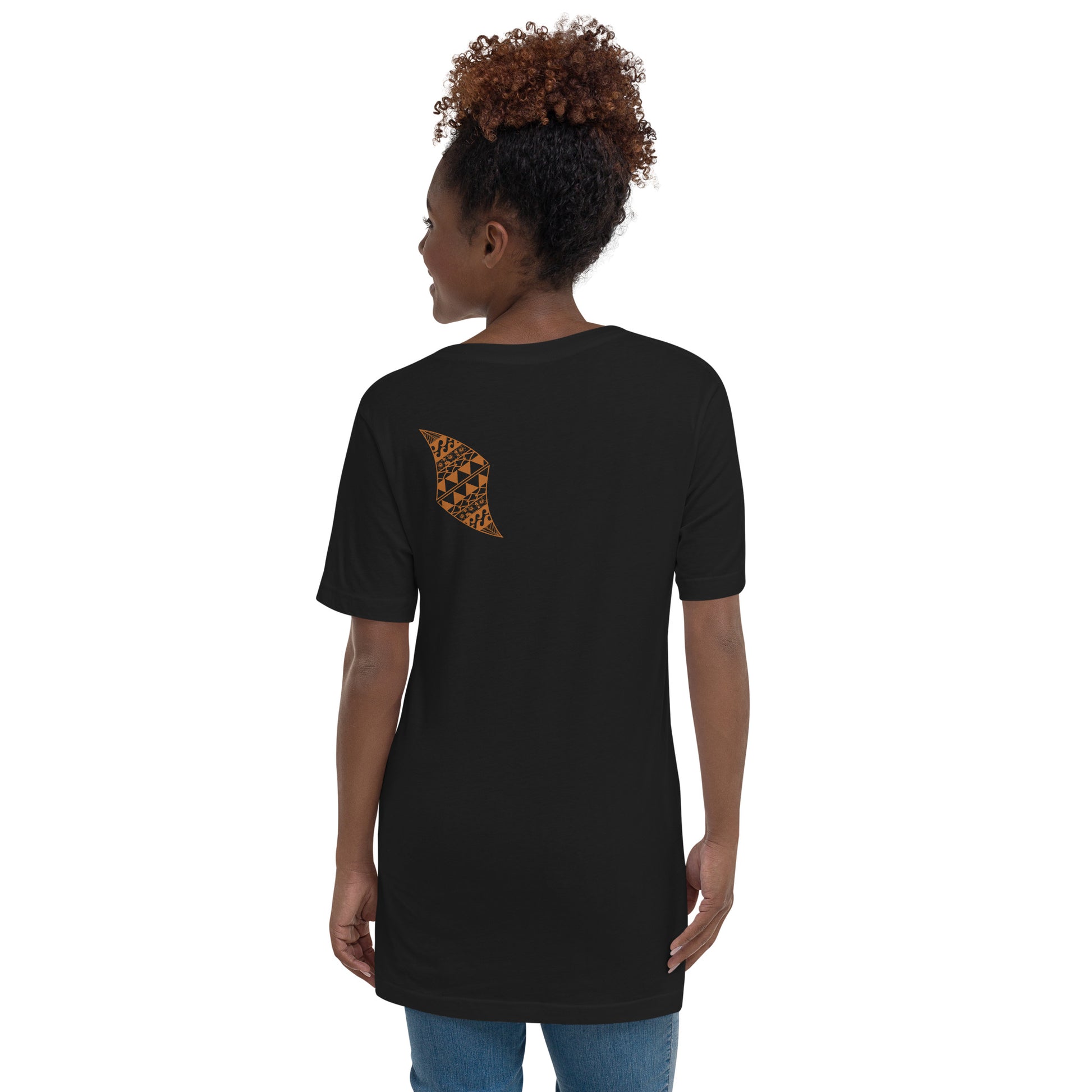 Hula Logo - Short Sleeve V-Neck T-Shirt V-Neck T-shirt Pa'akai & Kukui