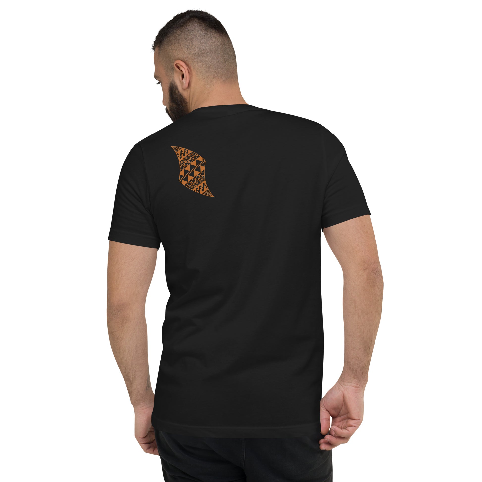 Hula Logo - Short Sleeve V-Neck T-Shirt V-Neck T-shirt Pa'akai & Kukui