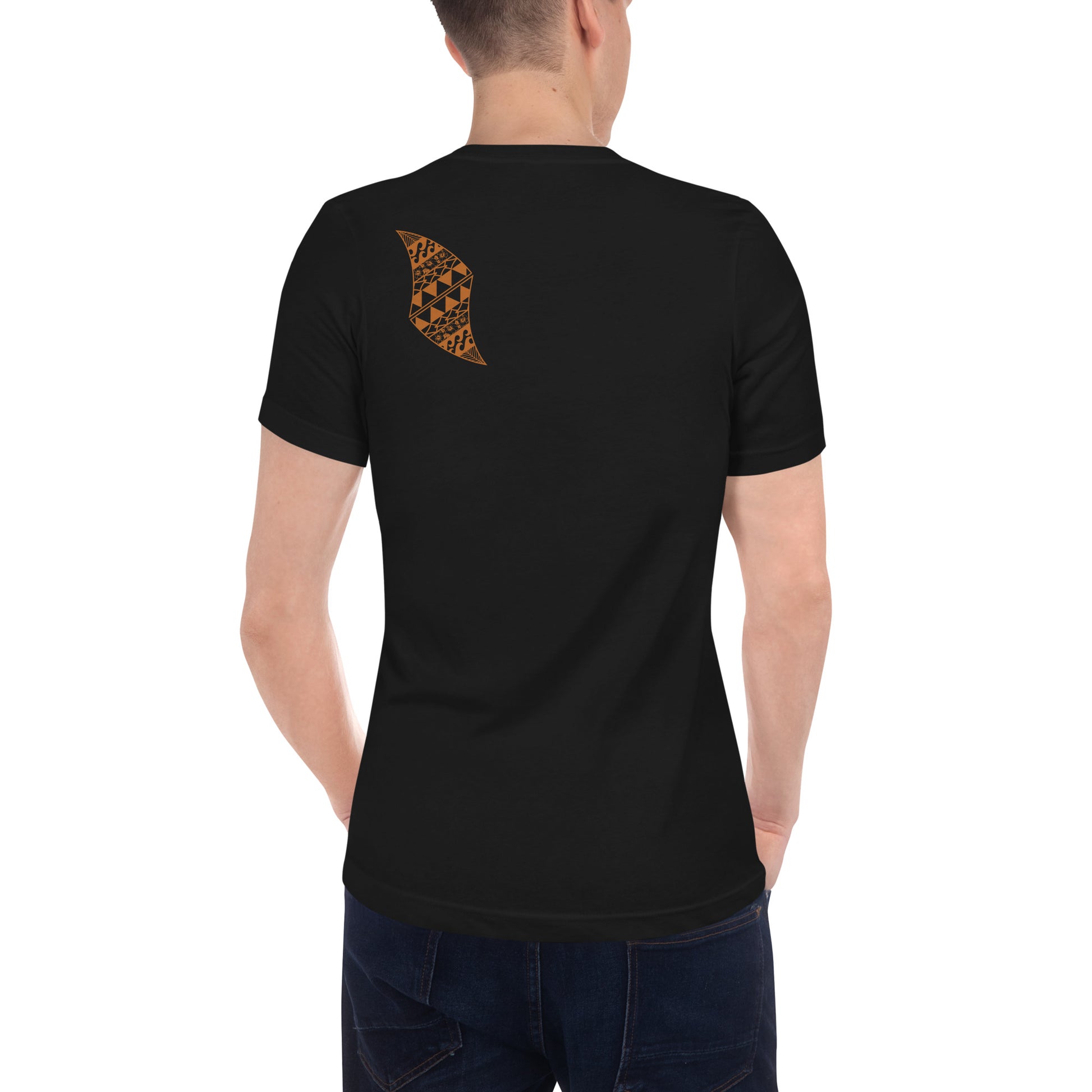 Hula Logo - Short Sleeve V-Neck T-Shirt V-Neck T-shirt Pa'akai & Kukui