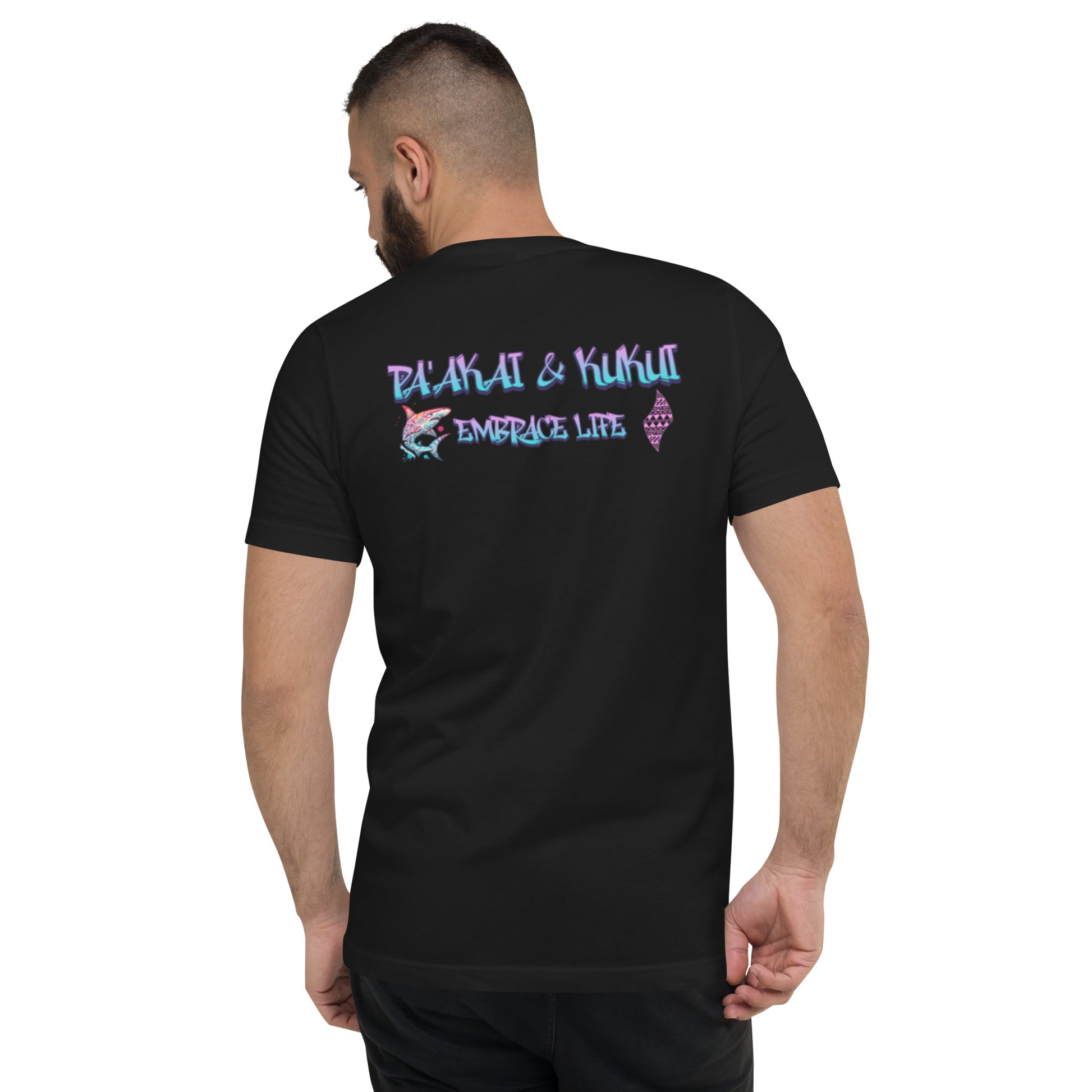Pa'akai & Kukui Logo V-Neck T-Shirt V-Neck T-shirt Pa'akai & Kukui