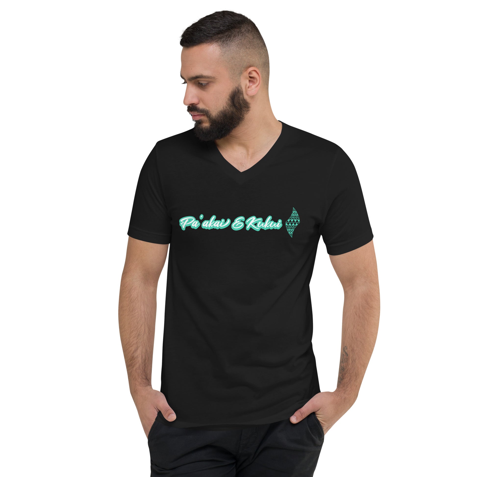 Embrace Life - Short Sleeve V-Neck T-Shirt V-Neck T-shirt Pa'akai & Kukui