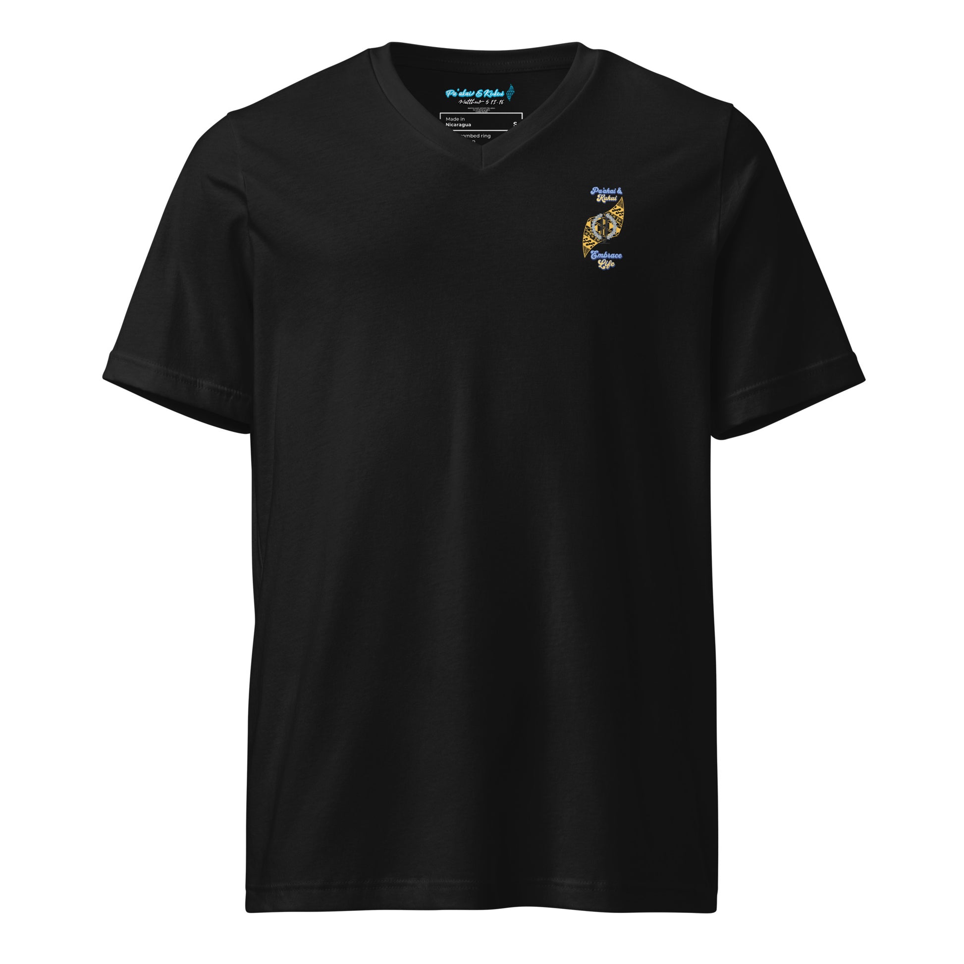 Mahalo V-Neck T-Shirt V-Neck T-shirt Pa'akai & Kukui