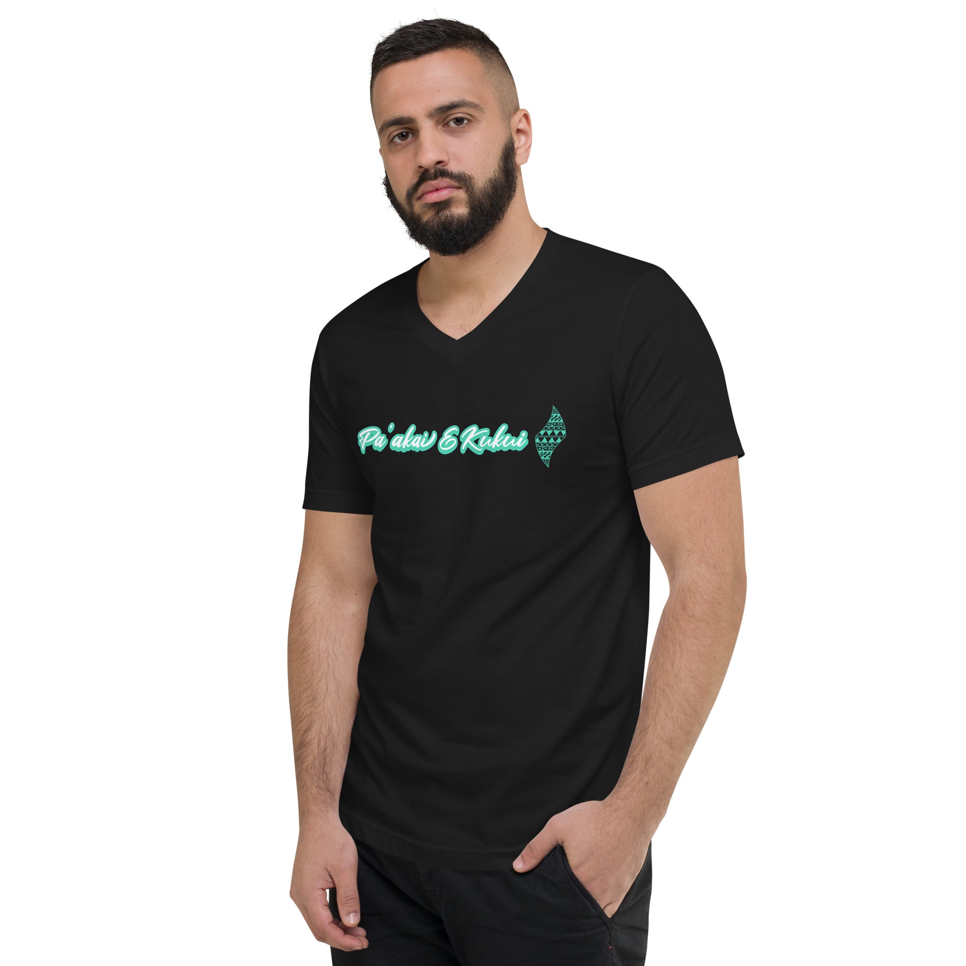 Embrace Life - Short Sleeve V-Neck T-Shirt V-Neck T-shirt Pa'akai & Kukui