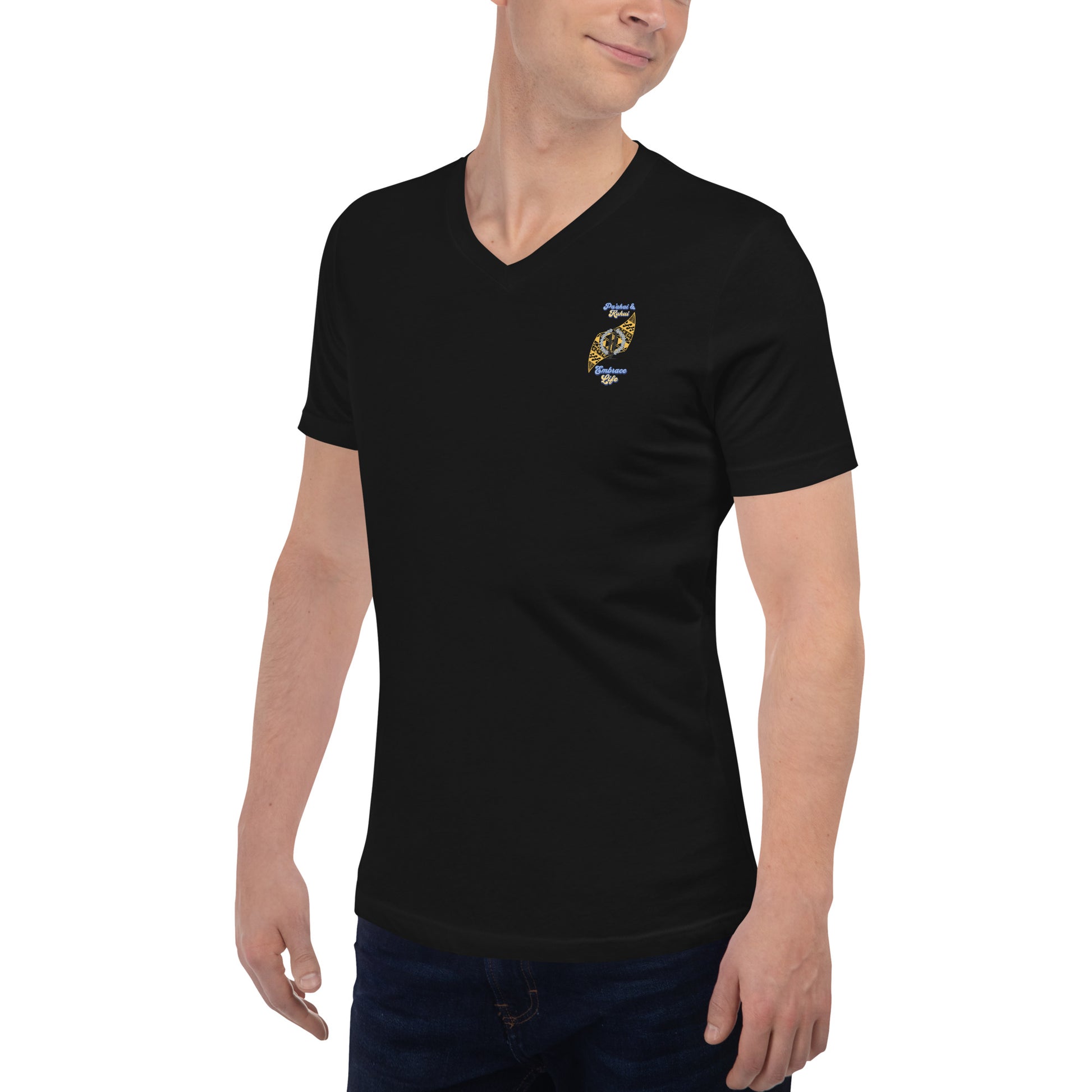 Mahalo V-Neck T-Shirt V-Neck T-shirt Pa'akai & Kukui