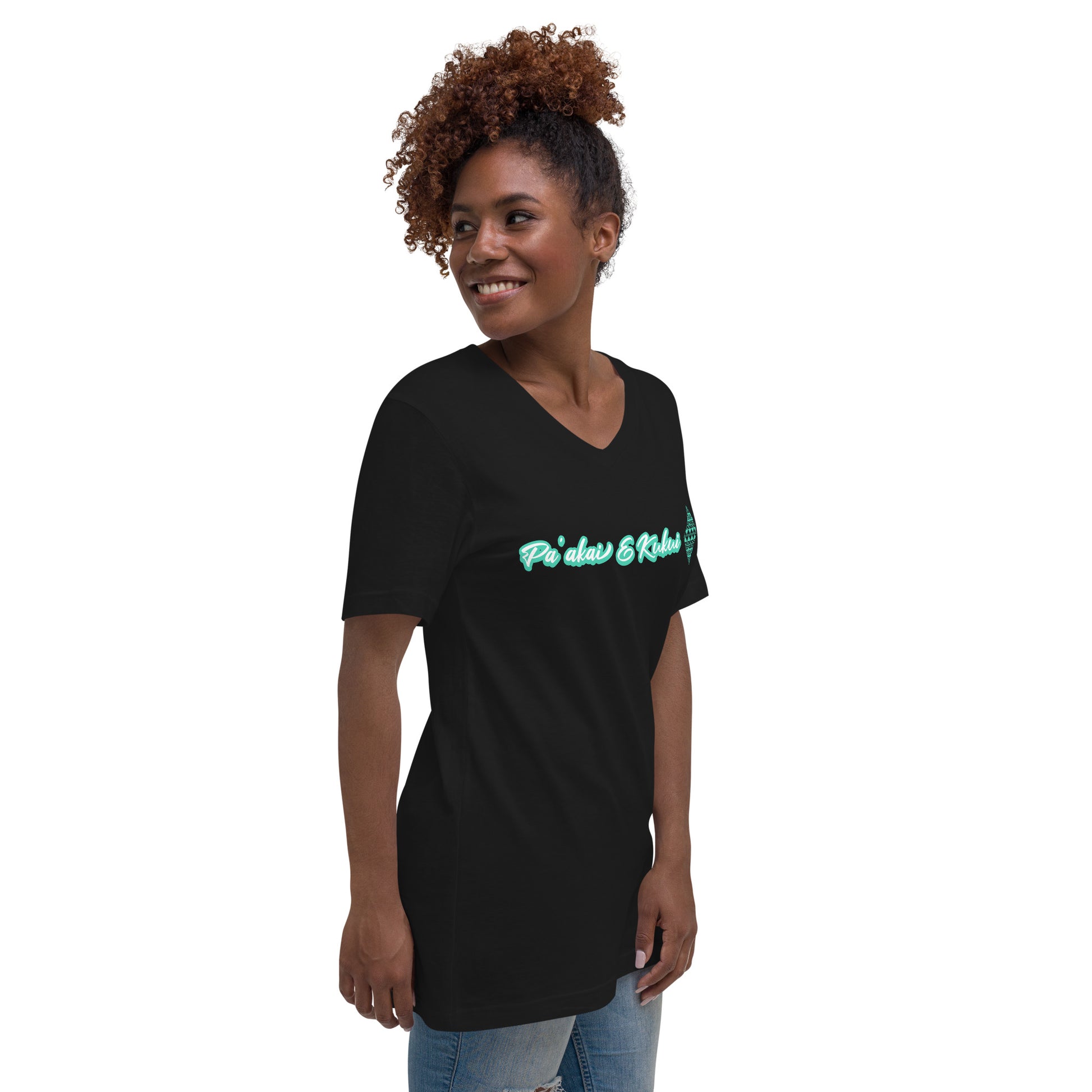Embrace Life - Short Sleeve V-Neck T-Shirt V-Neck T-shirt Pa'akai & Kukui