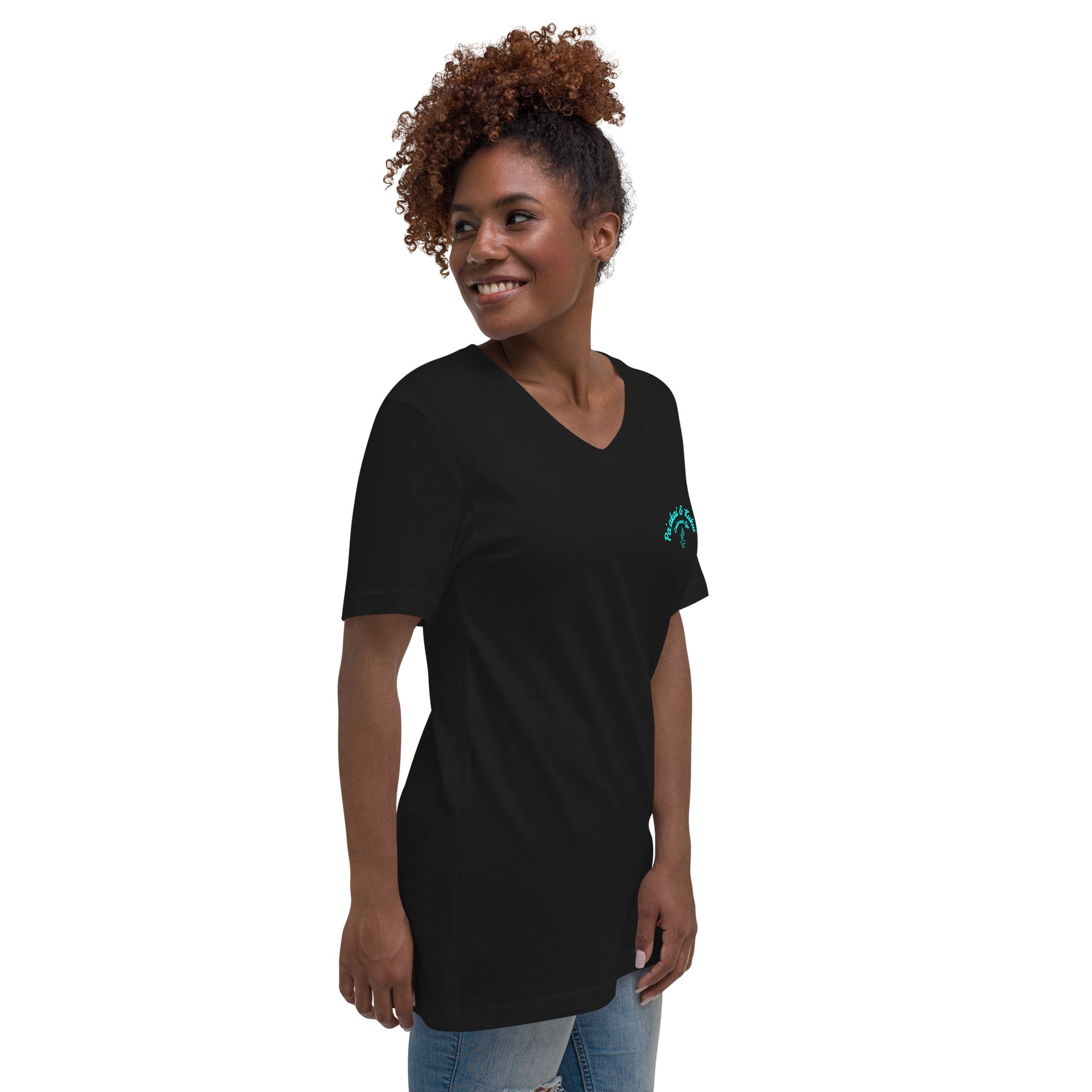 P&K Logo V-Neck T-Shirt V-Neck T-shirt Pa'akai & Kukui