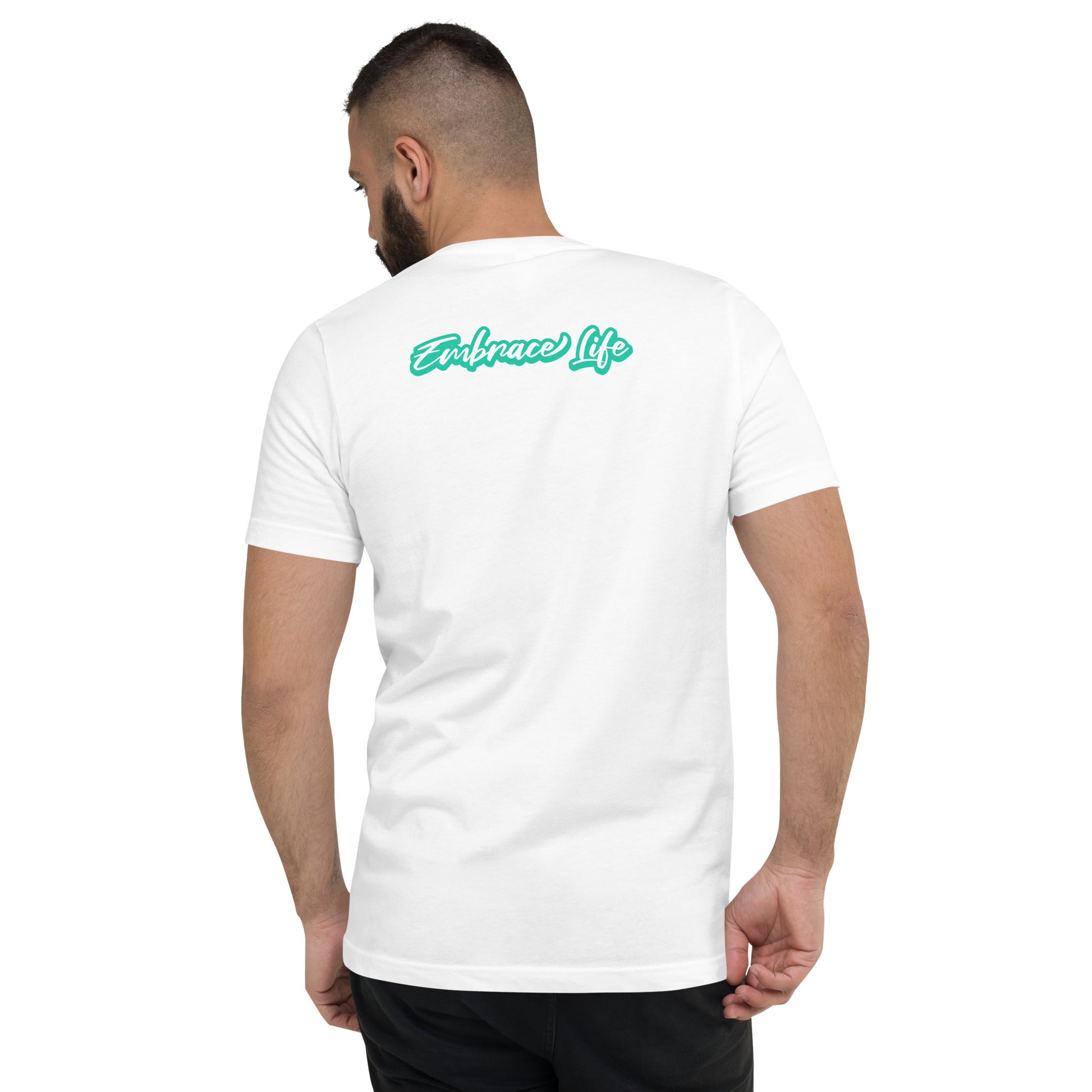 Embrace Life - Short Sleeve V-Neck T-Shirt V-Neck T-shirt Pa'akai & Kukui
