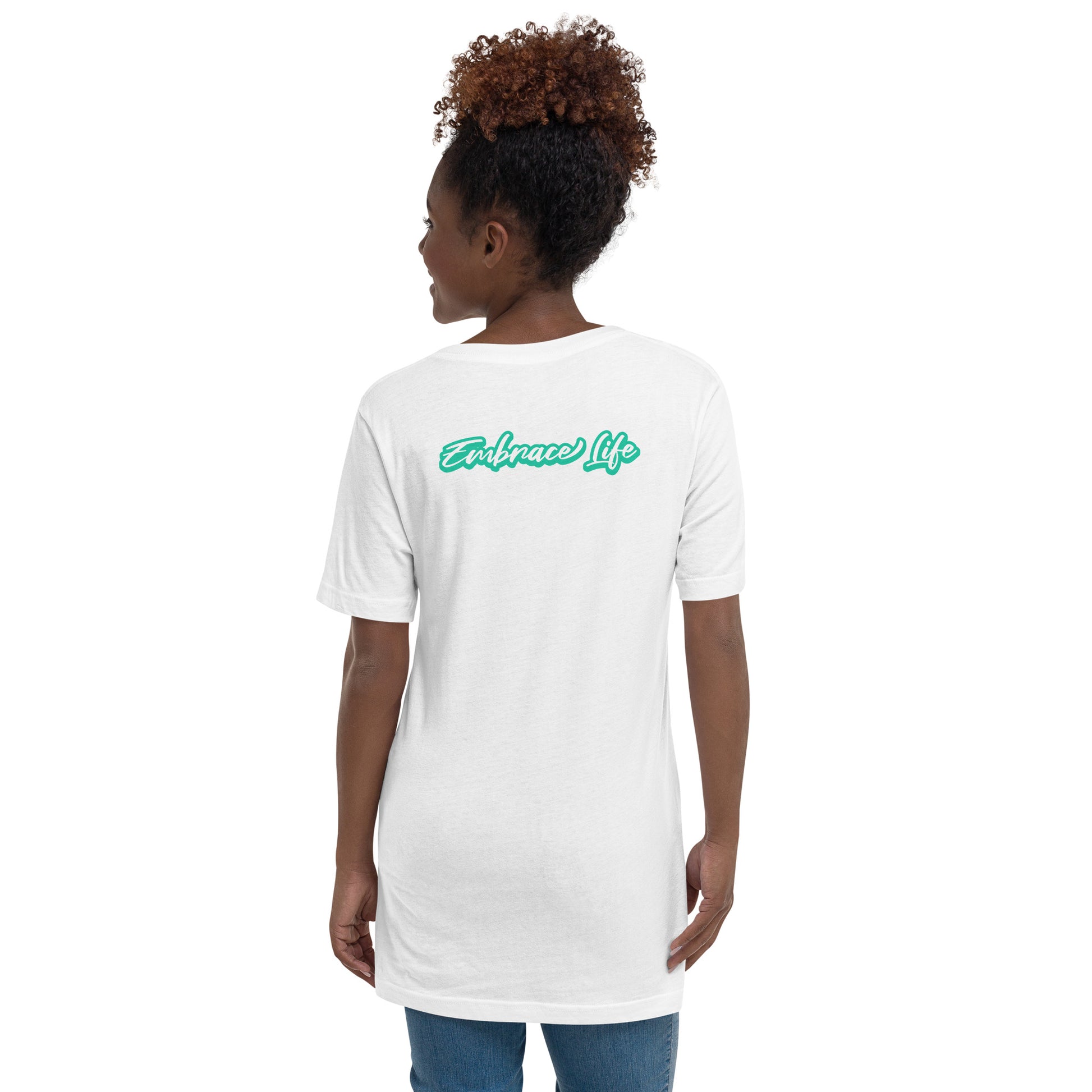 Embrace Life - Short Sleeve V-Neck T-Shirt V-Neck T-shirt Pa'akai & Kukui
