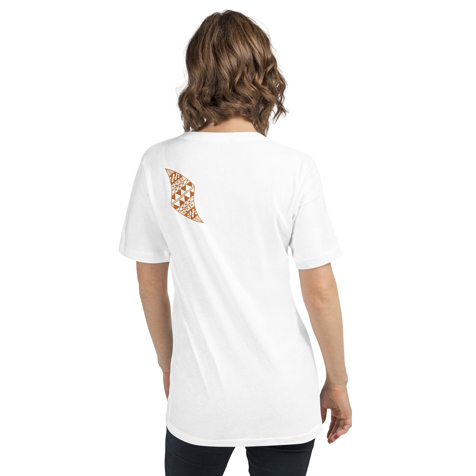 Hula Logo - Short Sleeve V-Neck T-Shirt V-Neck T-shirt Pa'akai & Kukui