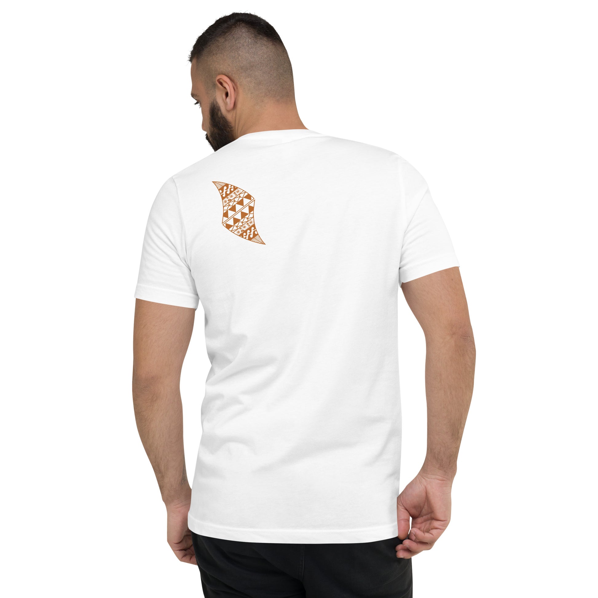 Hula Logo - Short Sleeve V-Neck T-Shirt V-Neck T-shirt Pa'akai & Kukui