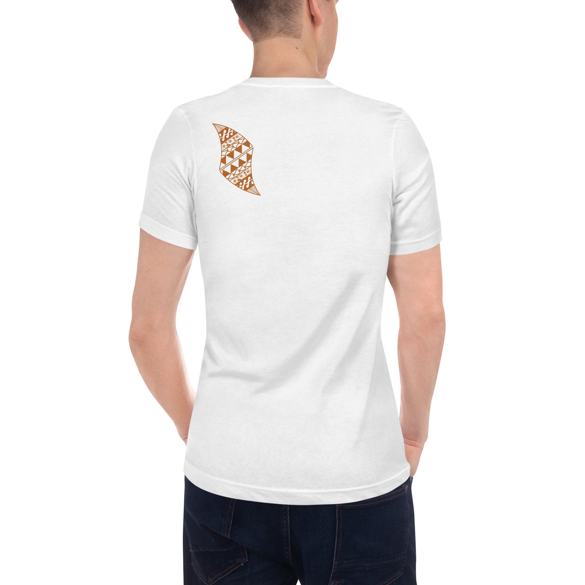 Hula Logo - Short Sleeve V-Neck T-Shirt V-Neck T-shirt Pa'akai & Kukui