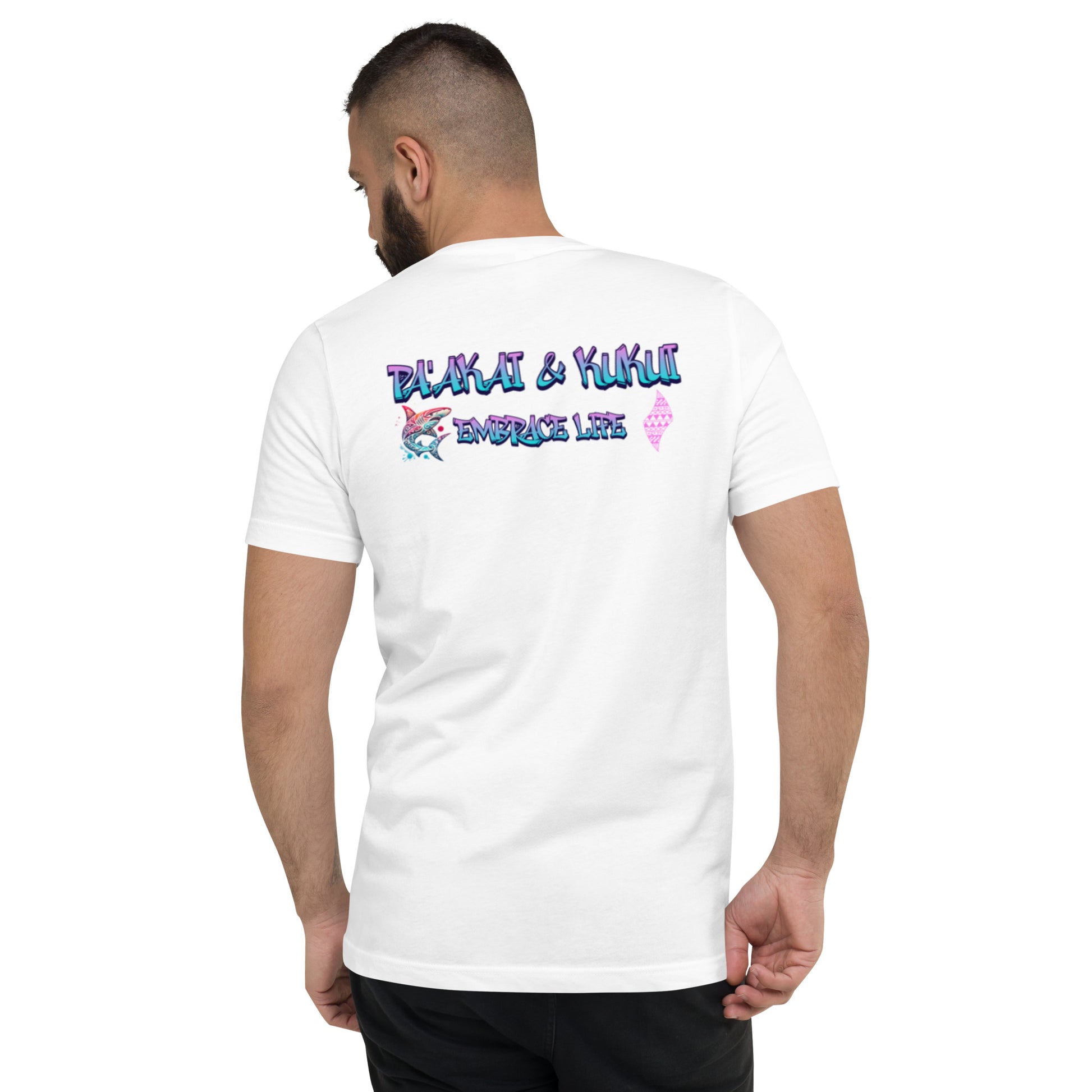 Pa'akai & Kukui Logo V-Neck T-Shirt V-Neck T-shirt Pa'akai & Kukui