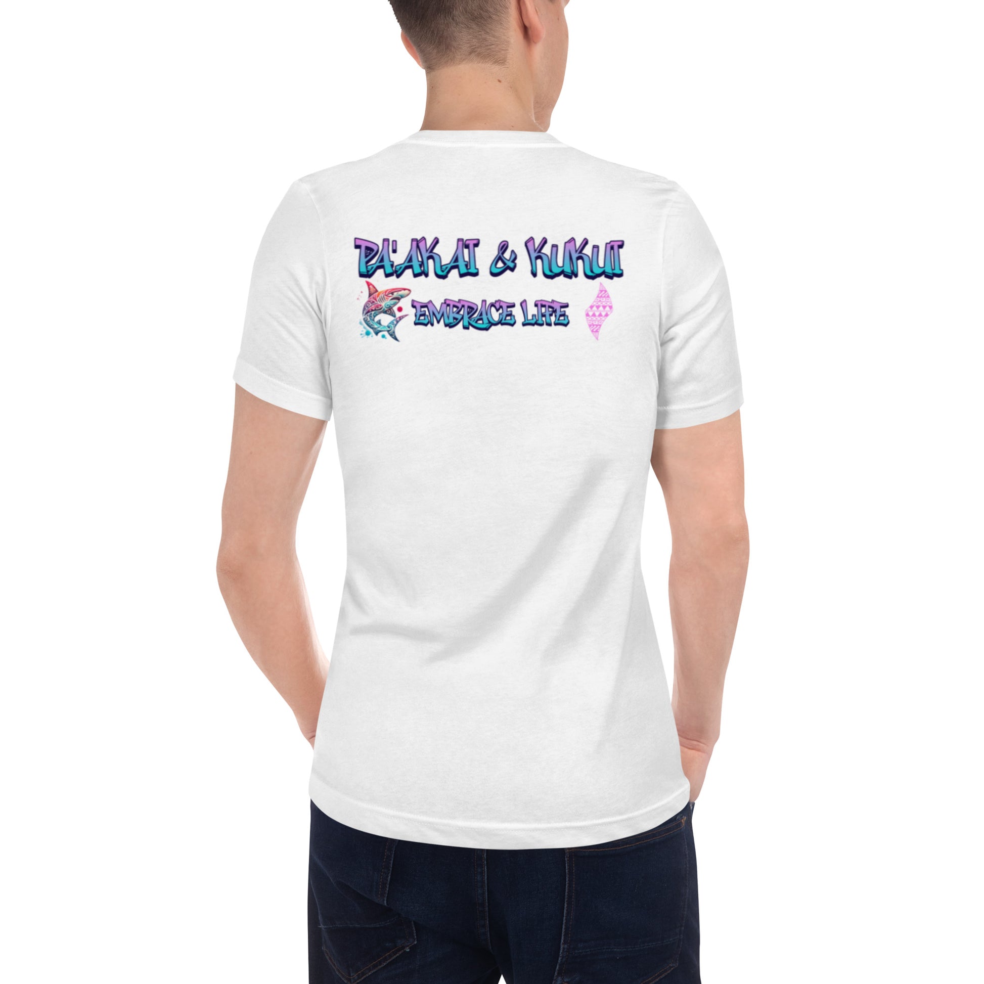 Pa'akai & Kukui Logo V-Neck T-Shirt V-Neck T-shirt Pa'akai & Kukui