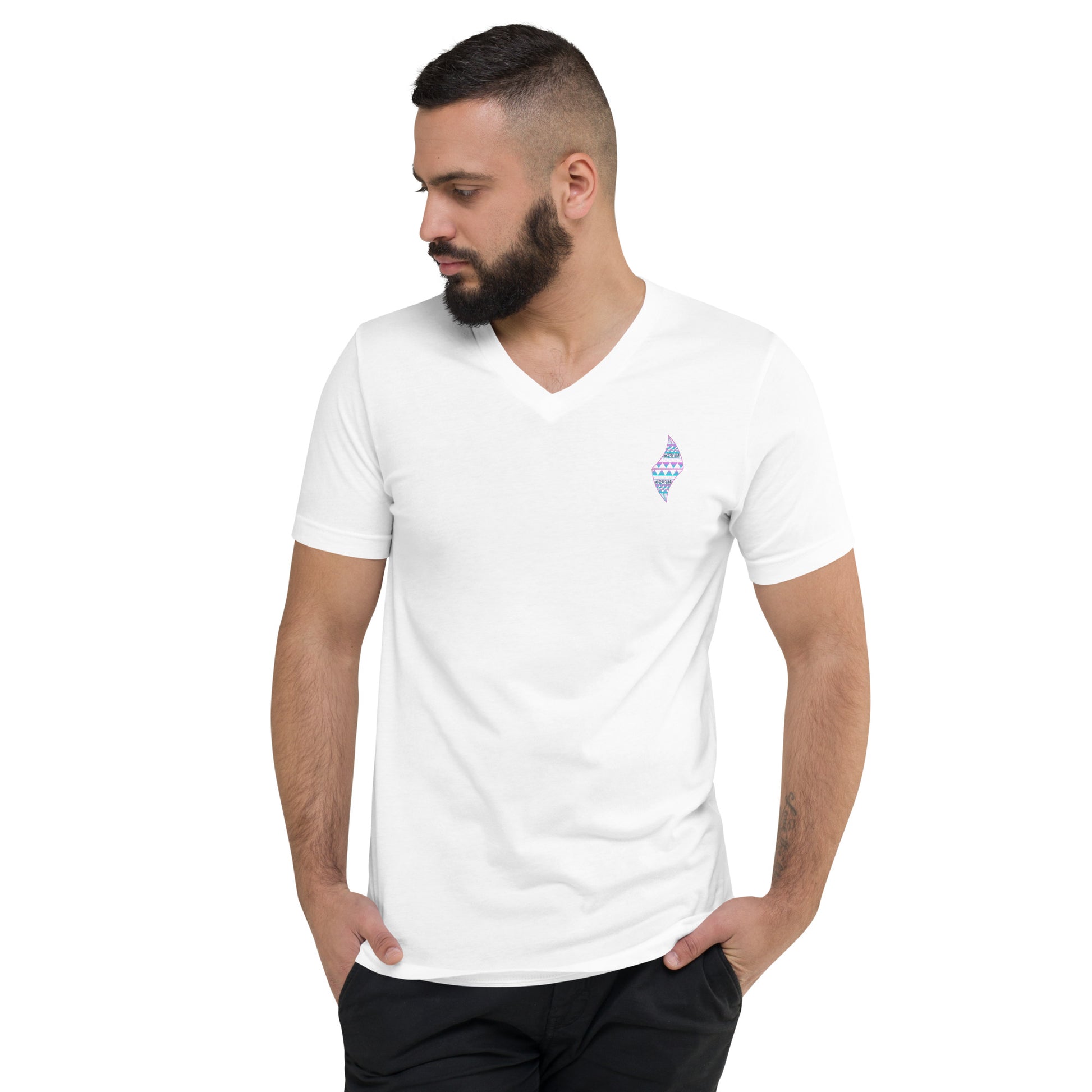 Pa'akai & Kukui Logo V-Neck T-Shirt V-Neck T-shirt Pa'akai & Kukui