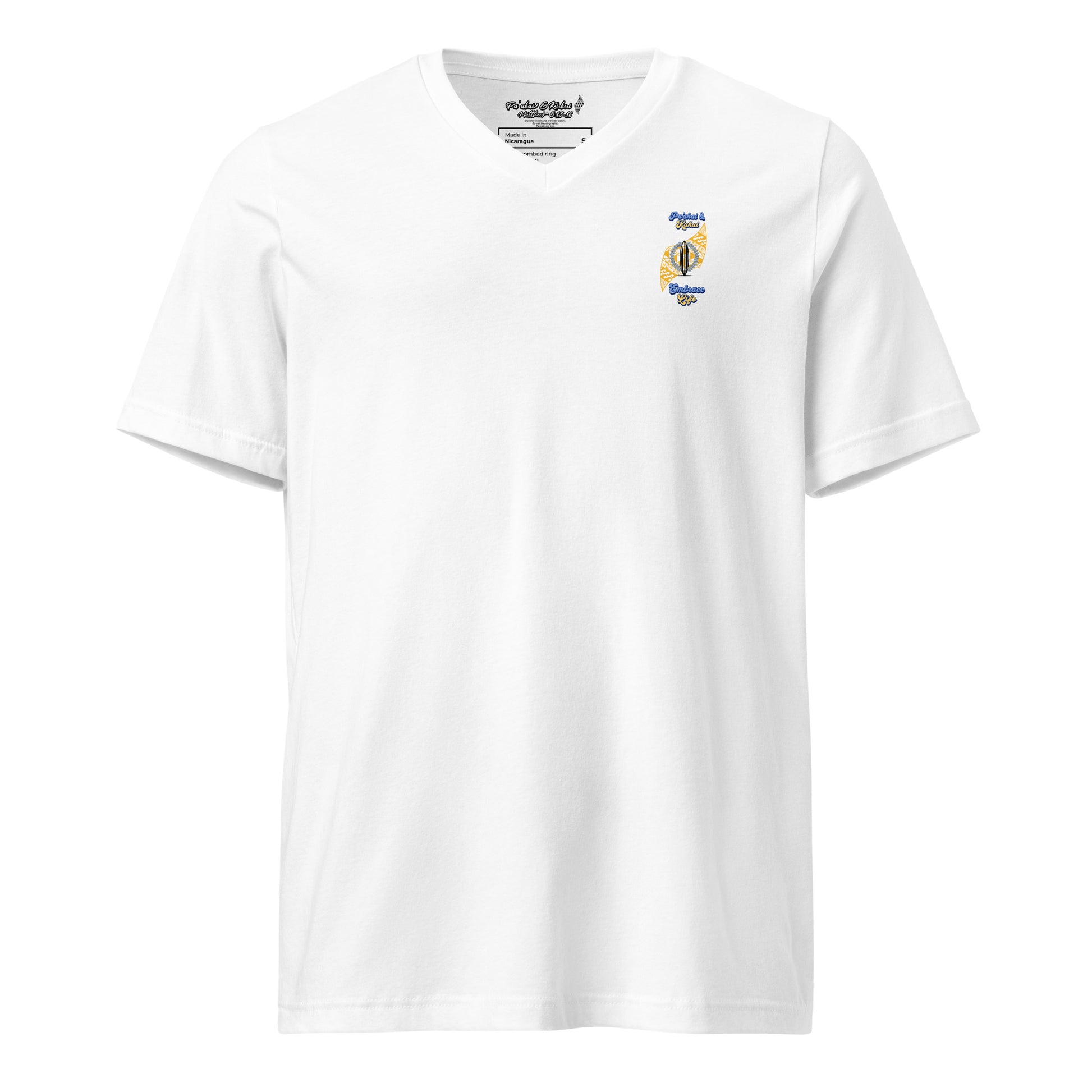 Mahalo V-Neck T-Shirt V-Neck T-shirt Pa'akai & Kukui