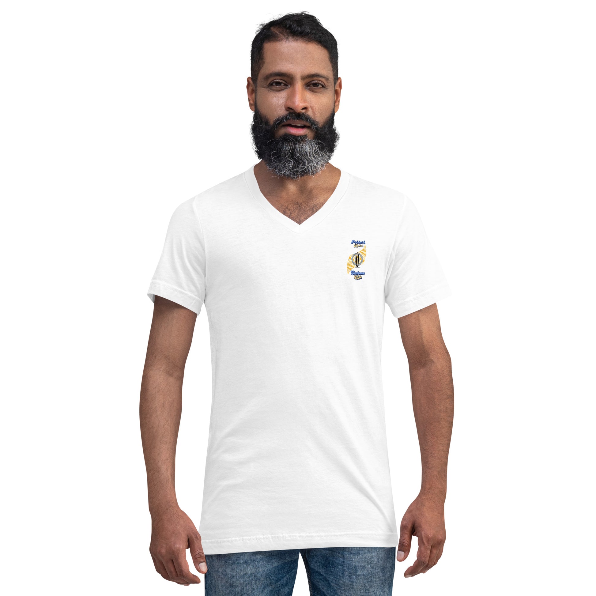 Mahalo V-Neck T-Shirt V-Neck T-shirt Pa'akai & Kukui